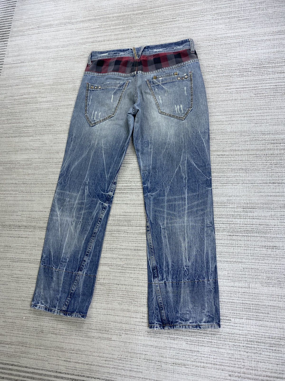Hysteric Glamour Vintage Uj Comtempo Punk Mud Wash Rare Denim Pants Size US 34 / EU 50 - 12 Thumbnail