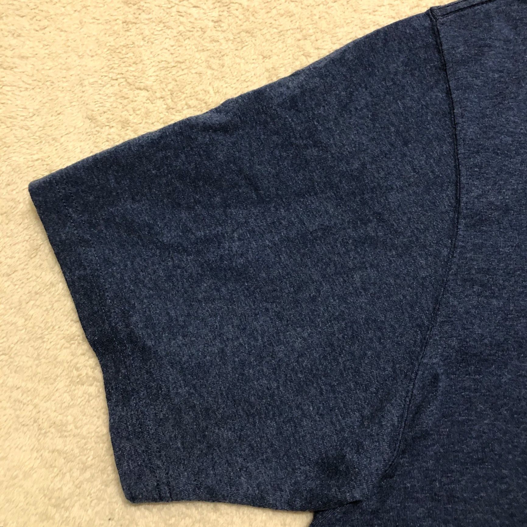 Carhartt VINTAGE Carhartt Mens Pocket T-Shirt Original Fit 2XL Heather Navy Blue EUC Size US XXL / EU 58 / 5 - 3 Thumbnail