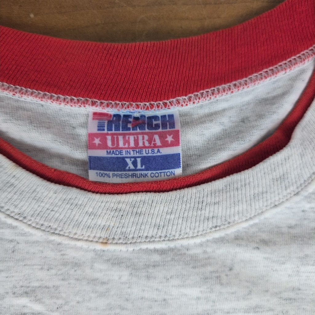 NHL × Trench USA 1992 Trench Chicago Blackhawks NHL Faux Layered T-Shirt XL Size US XL / EU 56 / 4 - 2 Thumbnail