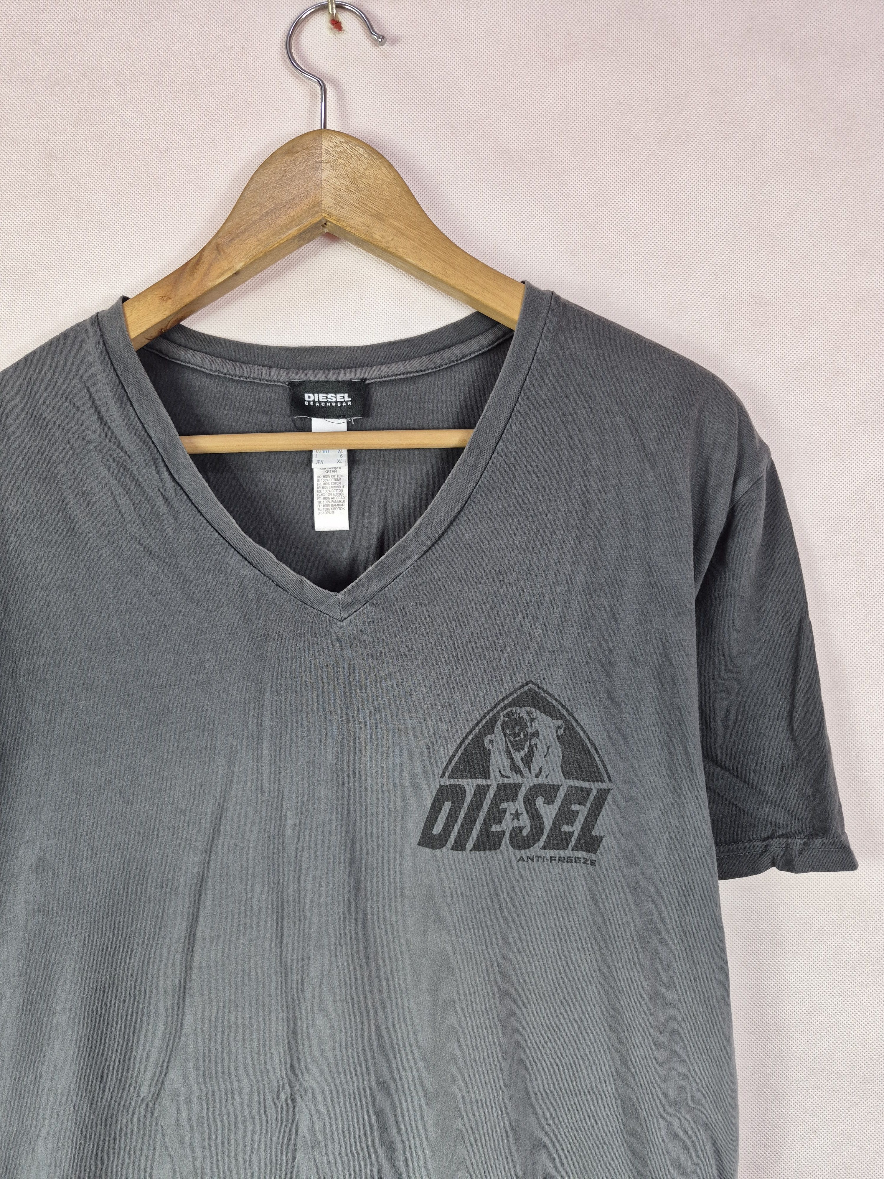 Diesel 🔥 Diesel Beachwear Anti Freeze Two Tone Tee Size US XL / EU 56 / 4 - 2 Thumbnail