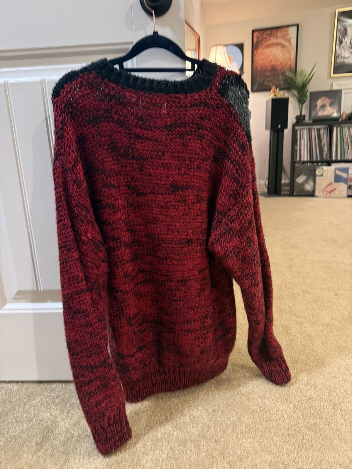 Saturdays NYC Saturdays Vintage Sweater Red and Black Size US L / EU 52-54 / 3 - 3 Thumbnail