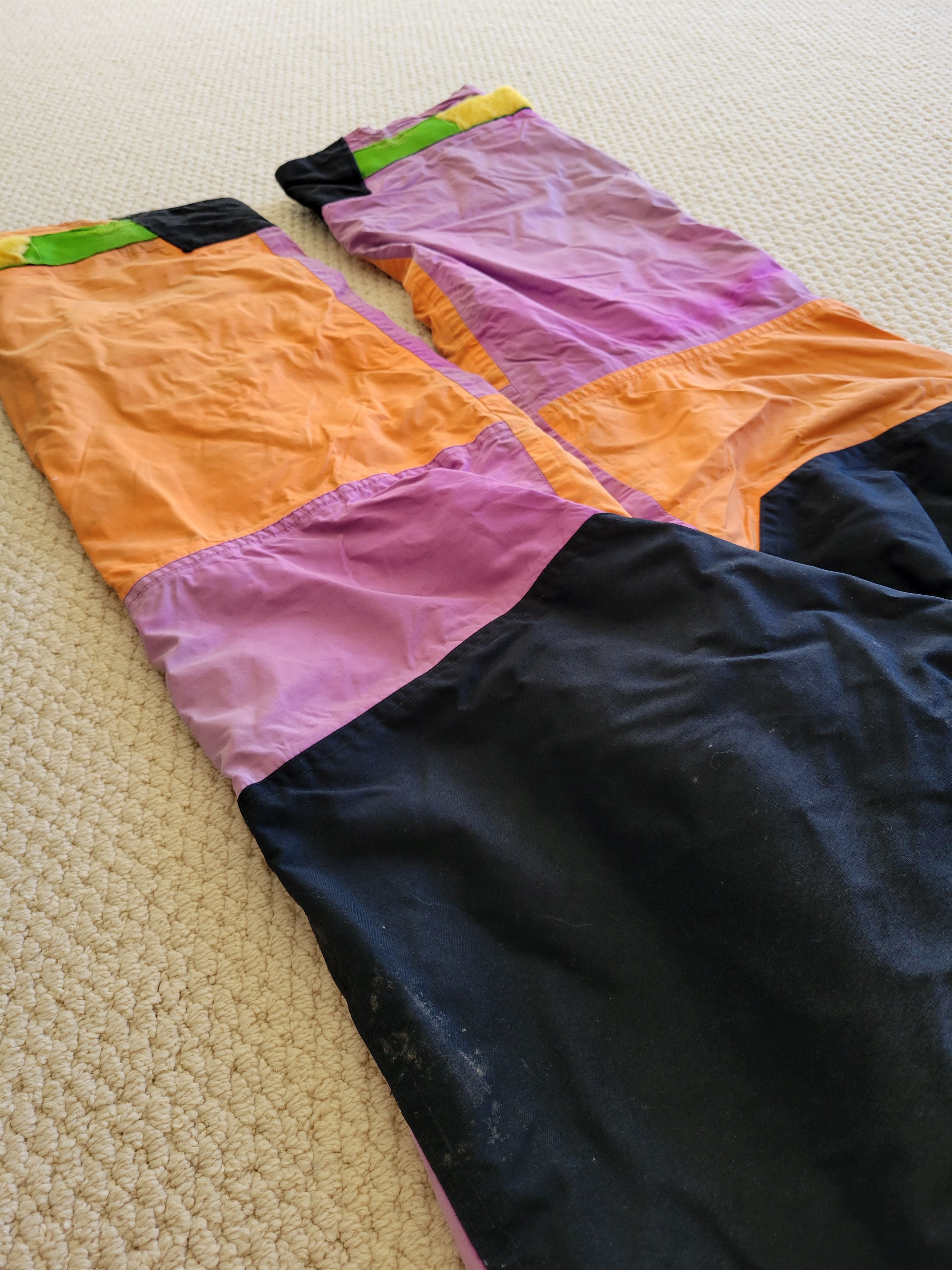 The North Face RARE Vintage TNF Mens Size M Ski Bibs USA Made Size US 34 / EU 50 - 20 Thumbnail