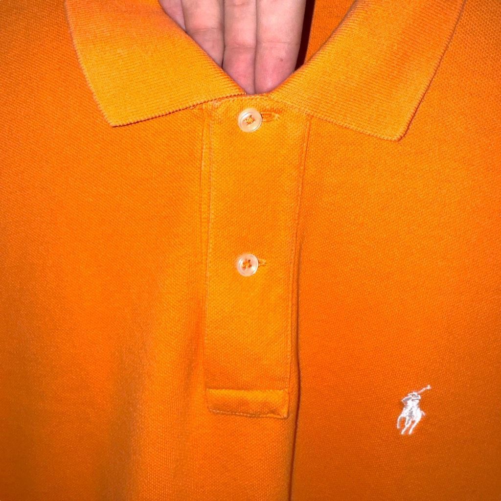 Polo Ralph Lauren Polo Ralph Lauren Sailing Orange Pique Polo Shirt Size L Size US L / EU 52-54 / 3 - 3 Thumbnail