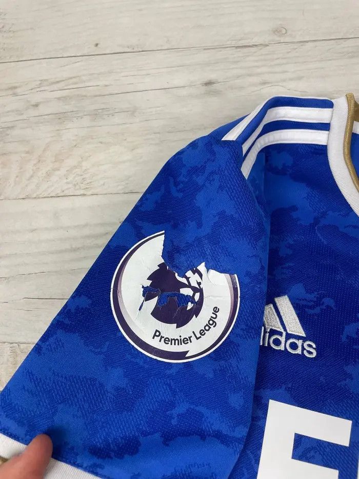 Adidas Adidas Leicester City 2021 2022 Vardy #9 Home Shirt Jersey Size US XS / EU 42 / 0 - 5 Thumbnail