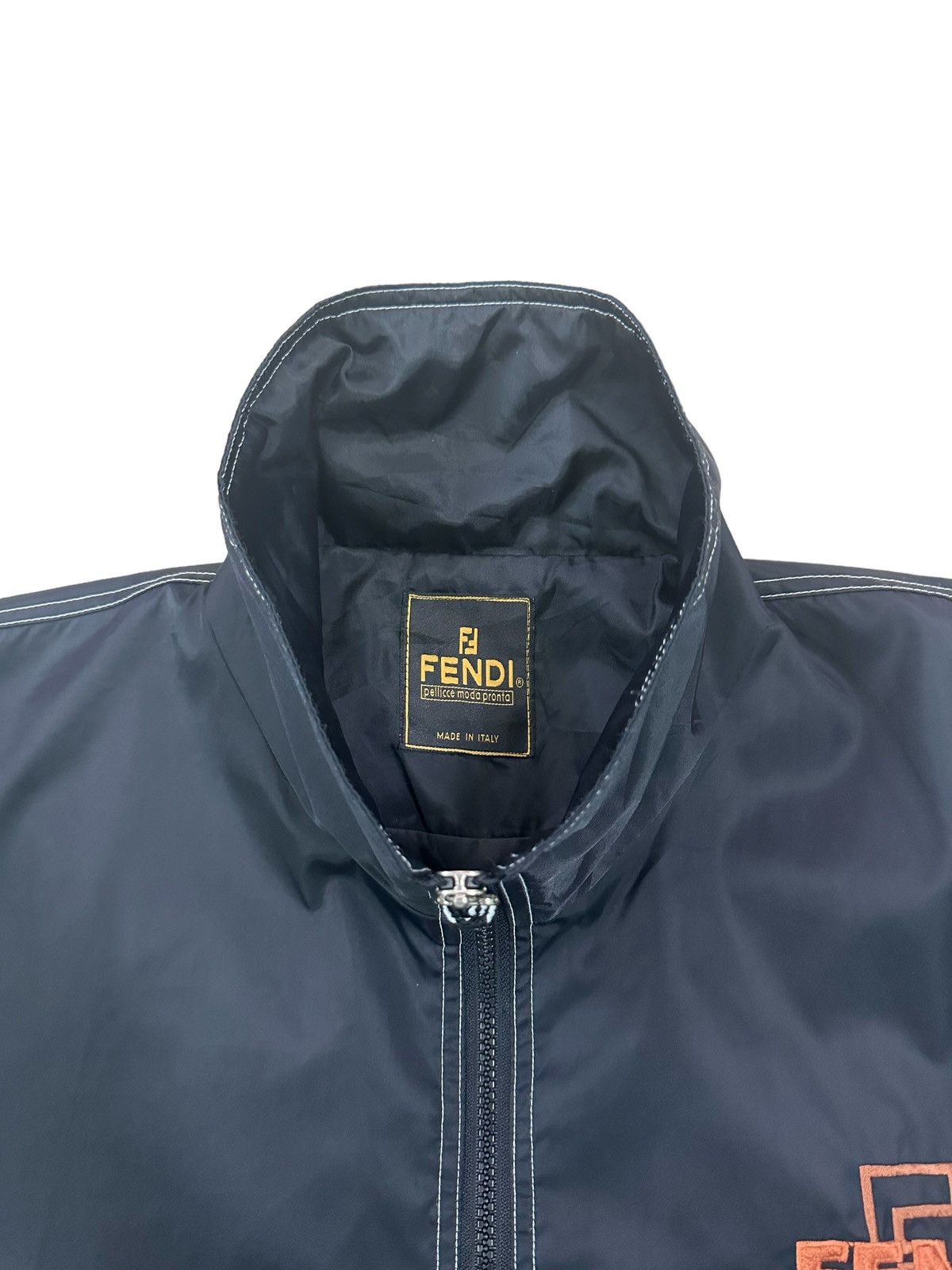 Fendi FENDI PELLICCE MODA PRONTA BIG LOGO EMBROIDERY JACKET Size US XXL / EU 58 / 5 - 9 Thumbnail