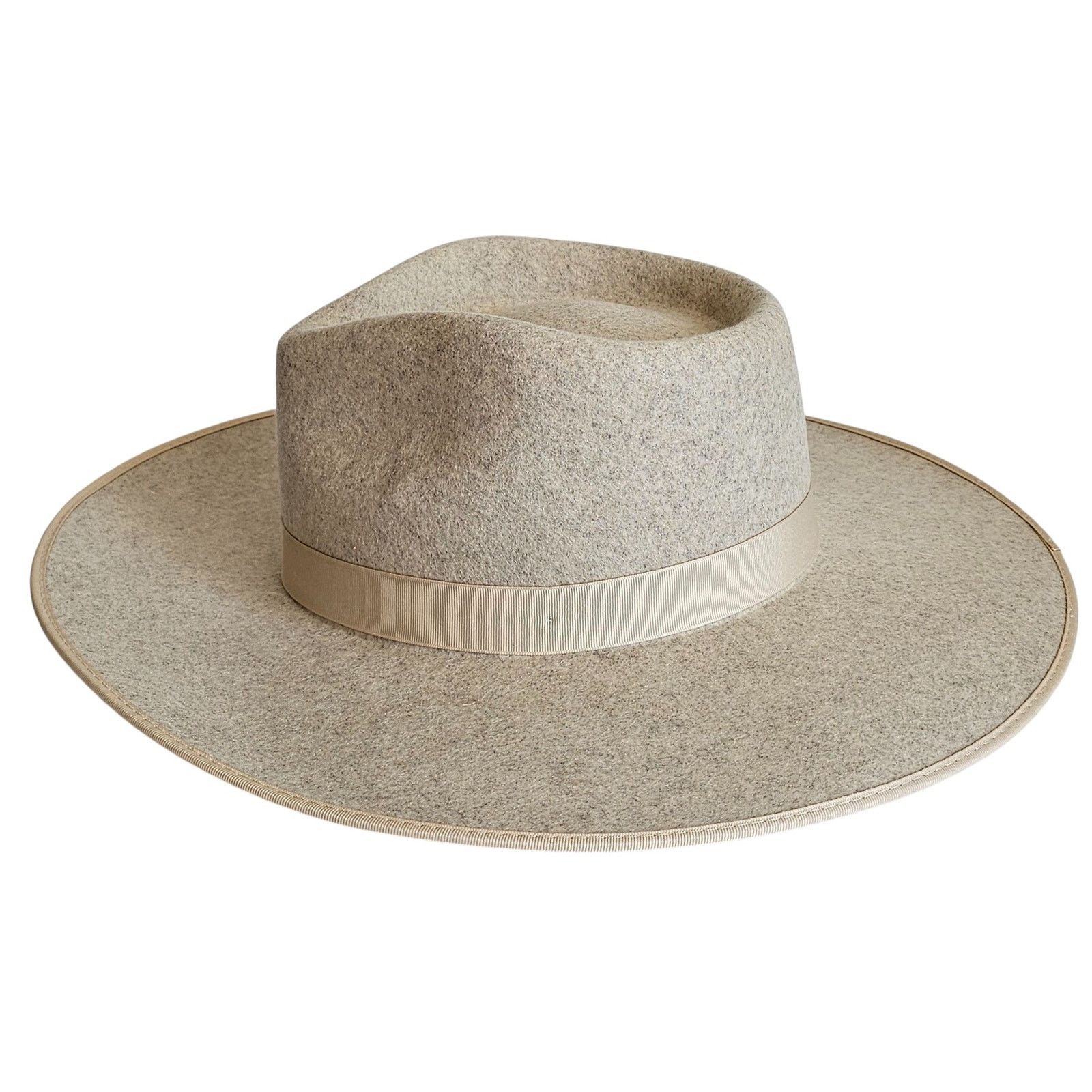 Lack of Color Lack of Color Carlo Speckled Grey Rancher hat (Ivory) Size ONE SIZE - 5 Thumbnail