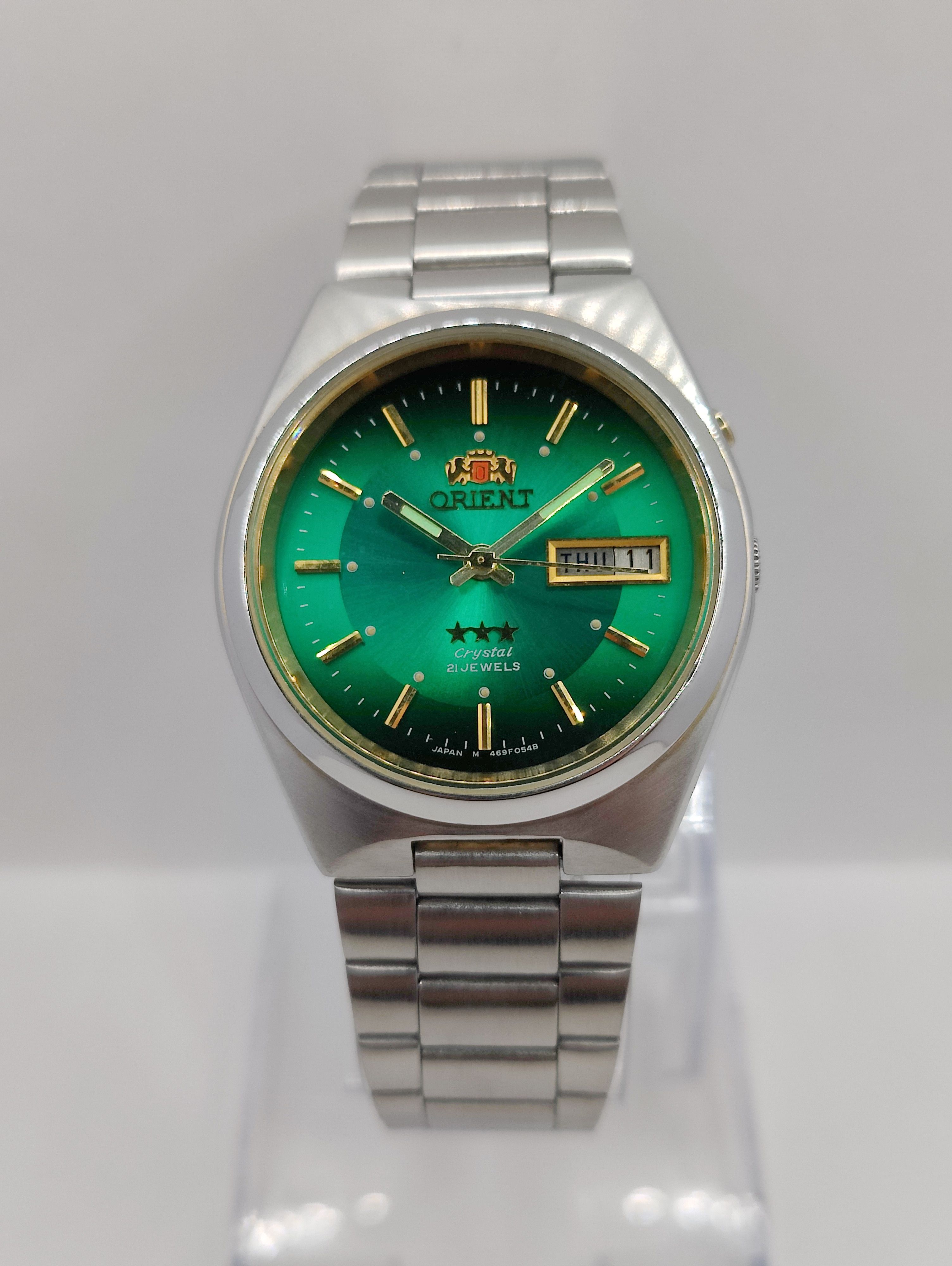Orient Orient Crystal Automatic Day/Date Men's wrist watch