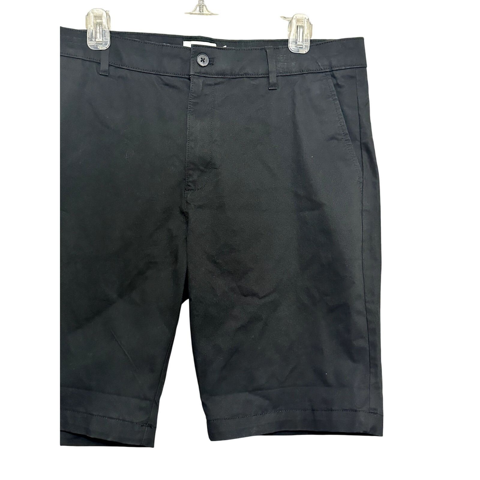 Topman Topman Men's Black Chino Shorts Pockets Slim Fit 30 NWT Size US 30 / EU 46 - 4 Thumbnail