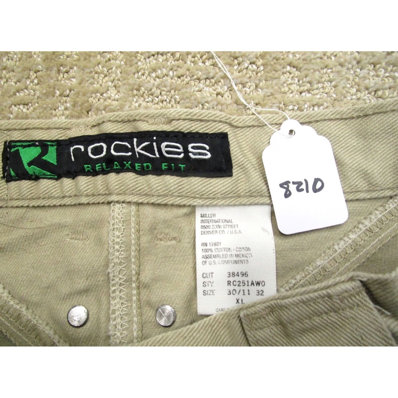 Vintage VINTAGE Rockies Women Jeans Brown 30 Rocky Mountain Western Studded 5-Pocket Denim Y2K Cowboy Retro USA Mens? Size 30" / US 8 / IT 44 - 8 Thumbnail