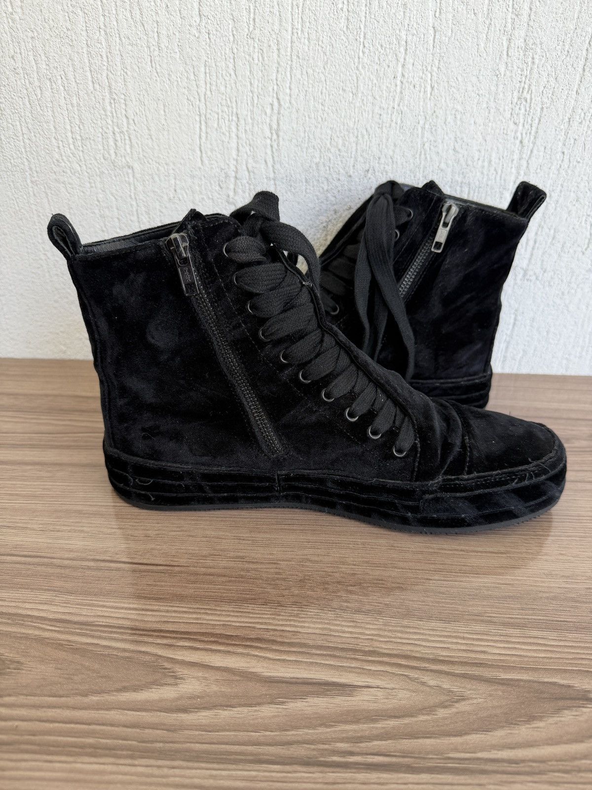Ann Demeulemeester 🕷️Scamosciato velvet sneaker Size US 8.5 / EU 41-42 - 17 Thumbnail