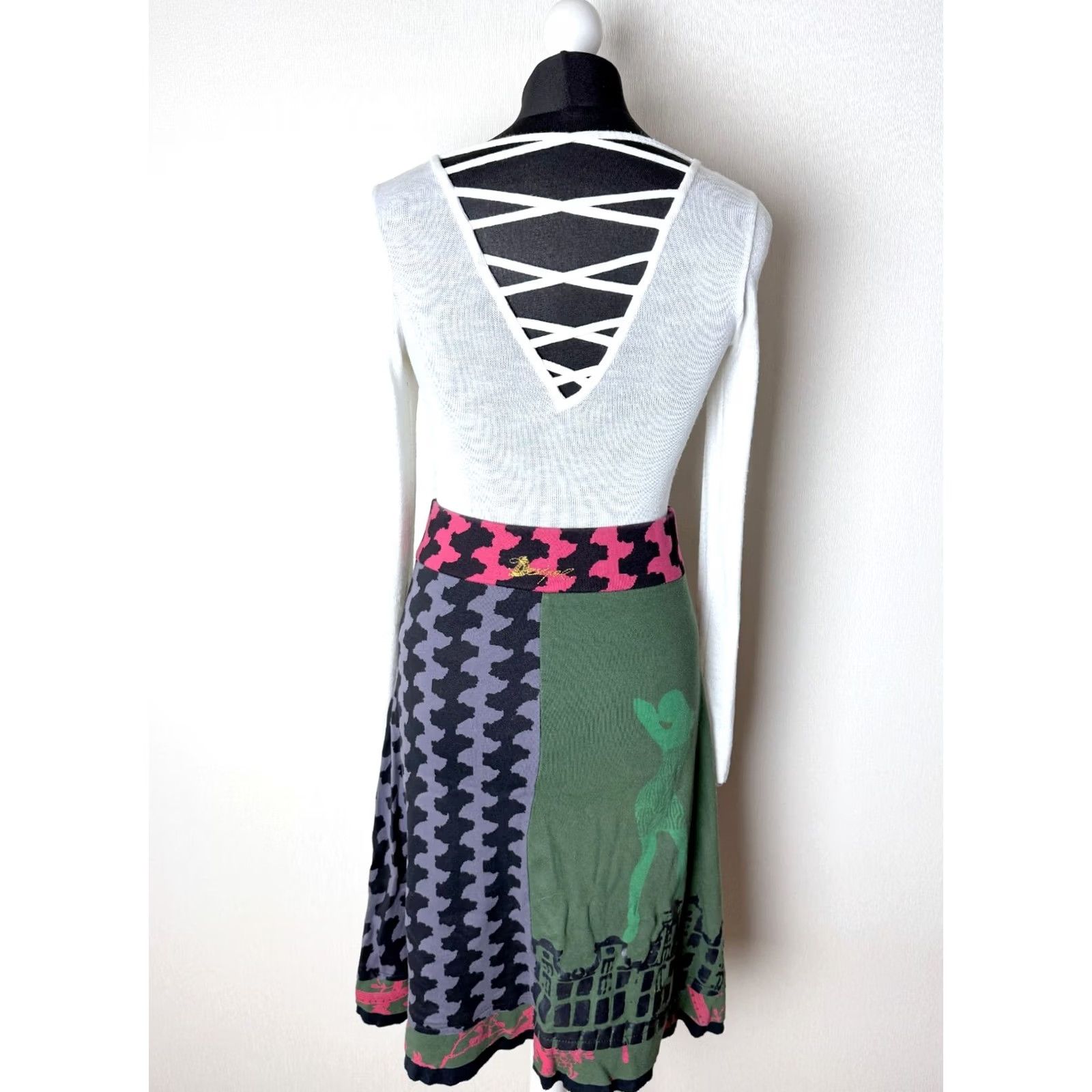 Desigual Desigual Skirt XS Womens Midi Multicoloured Desigual Skirt XS Women Midi Skirt Womens XS Midi Skirt Size 26" / US 2 / IT 38 - 4 Thumbnail
