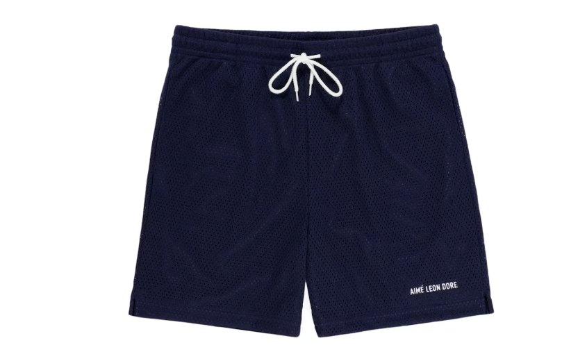 Aime Leon Dore o1mle0925 Logo Gym Short in Evening Blue Size US 32 / EU 48 - 1 Preview