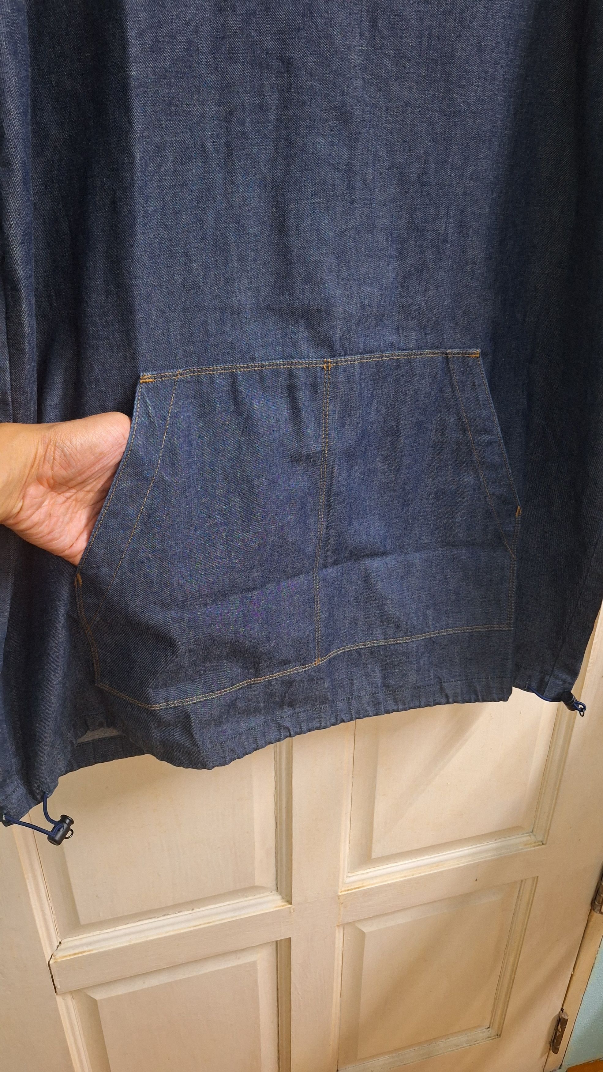 Johnbull × SMOCK Vintage 70s JohnBull Smock Denim Jacket Size US XL / EU 56 / 4 - 5 Thumbnail