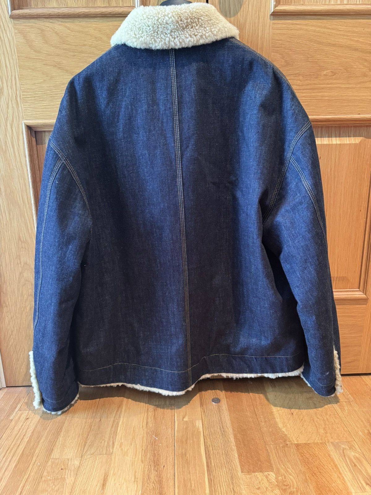 Bottega Veneta Bottega Veneta Shearling-Lined Denim Jacket Size 50 (L) FW22 Size US M / EU 48-50 / 2 - 6 Thumbnail
