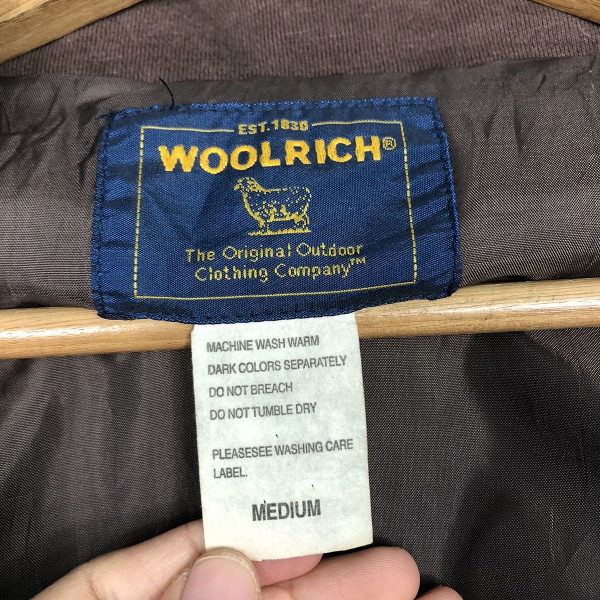 Japanese Brand × Woolrich Woolen Mills 📌Vintage Bomber Jacket Worker Woolrich Fur Hoodie Blanket Size US M / EU 48-50 / 2 - 19 Thumbnail
