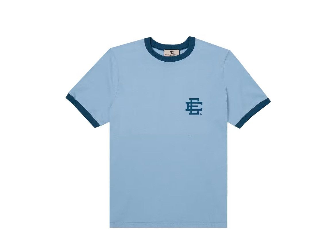 Eric Emanuel Eric Emanuel EE delicate blue & navy ringer tee large Size US L / EU 52-54 / 3 - 1 Thumbnail