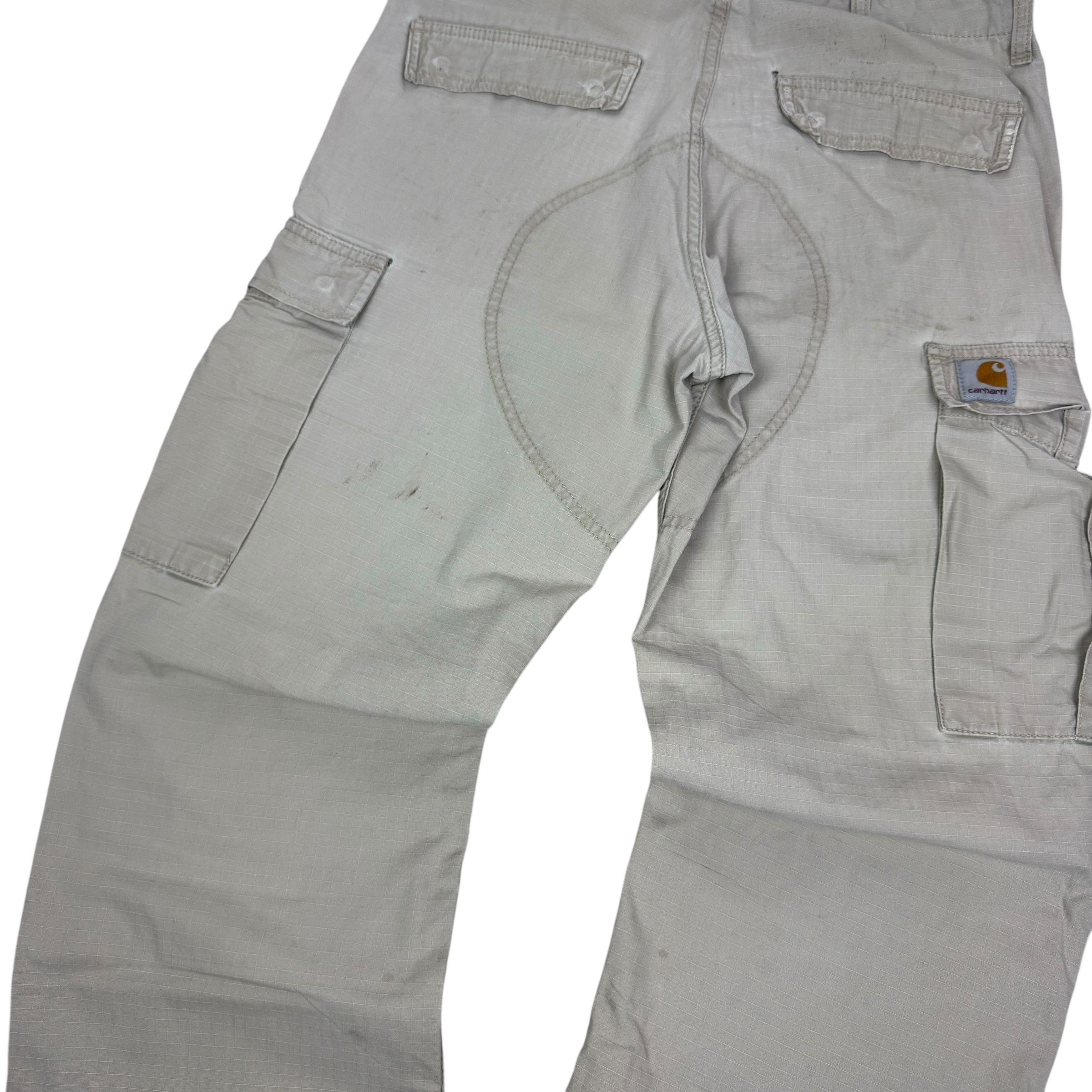 Carhartt Carhartt Men's Logo Straight Leg Streetwear Cargo Pants Size US 29 - 4 Thumbnail