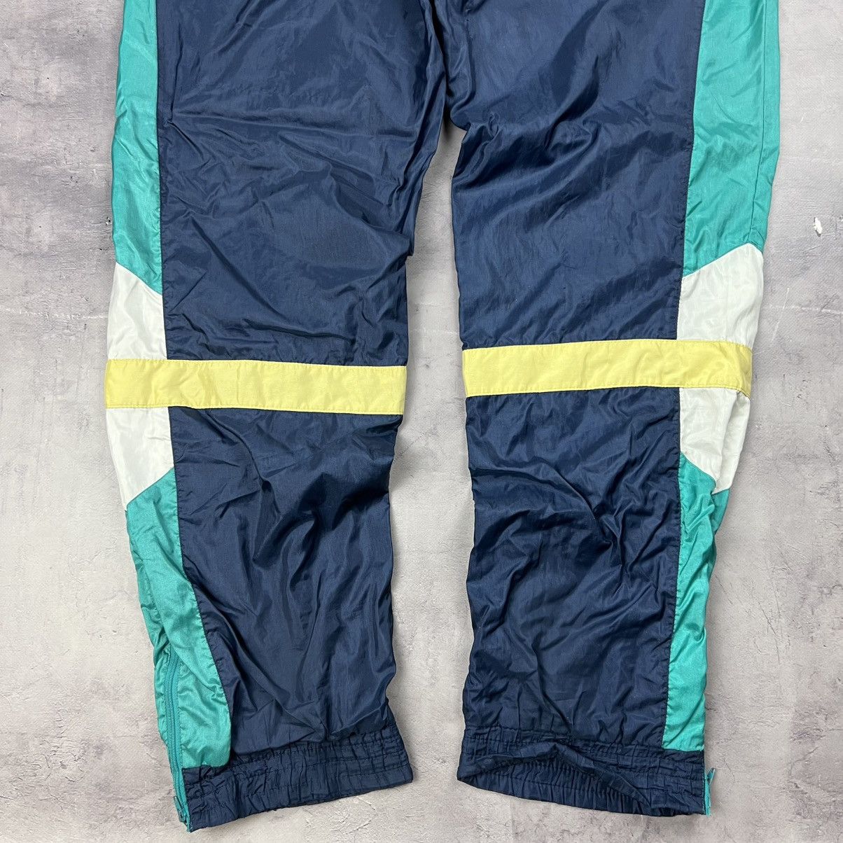 Vintage Rare! Adidas Vintage Nylon Suit Track Jacket Pants 90s Size US XL / EU 56 / 4 - 20 Thumbnail