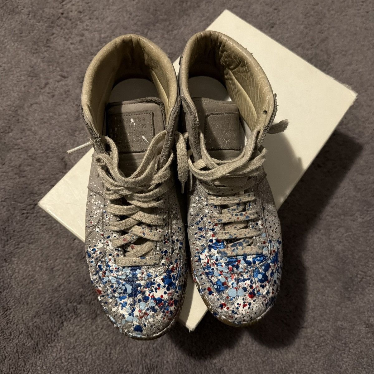 Maison Margiela Maison margiela paint splatter gats size 40 Size US 7 / EU 40 - 6 Thumbnail