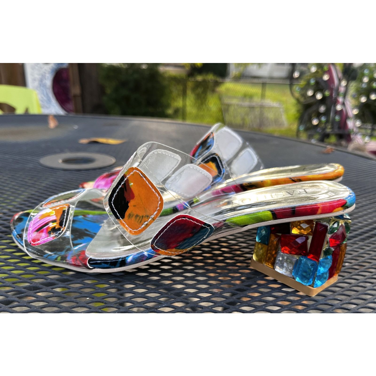 Other Fashion Glam Sparkle Heels Size 8.5US 40EUR Size US 8.5 / IT 38.5 - 3 Thumbnail