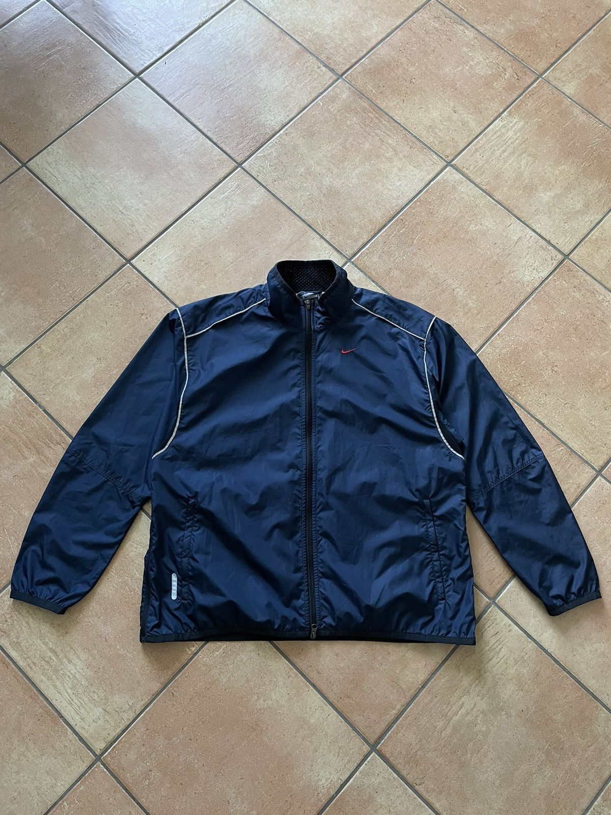 Nike × Vintage Nike Vintage Y2K Nylon Track Jacket Size US XL / EU 56 / 4 - 1 Thumbnail
