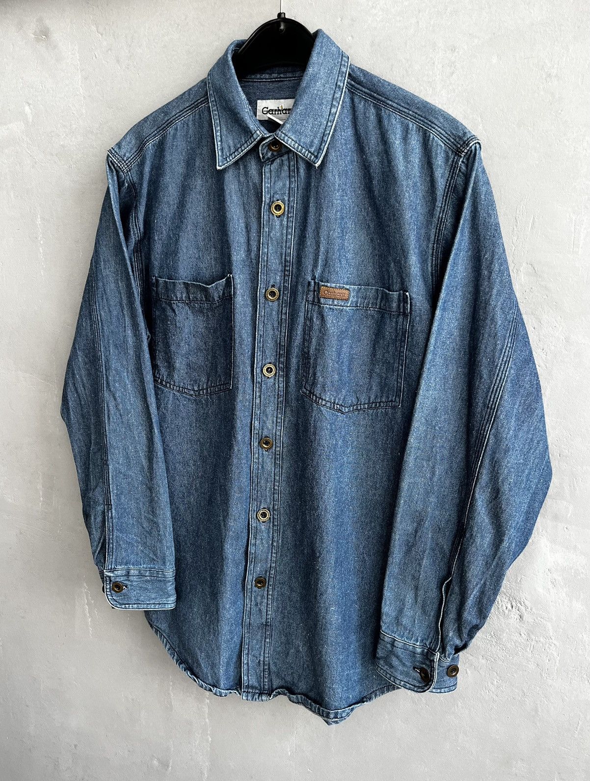 Carhartt × Carhartt Wip × Vintage Carhartt denim shirt vintage Size US S / EU 44-46 / 1 - 1 Thumbnail