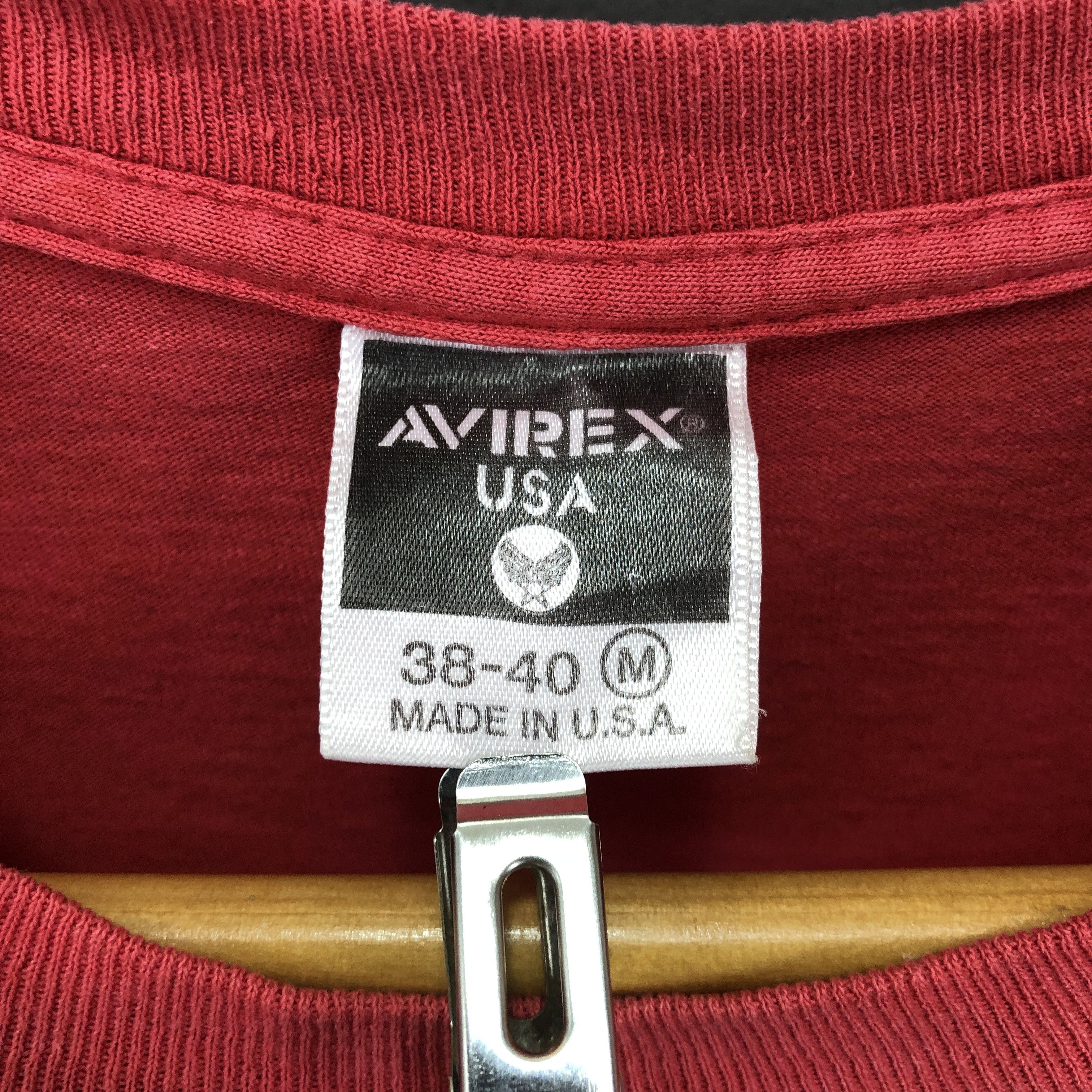 Avirex 90s Vintage AVIREX VAW 110 Crew Neck T Shirt #1515/AZ Size US M / EU 48-50 / 2 - 5 Thumbnail