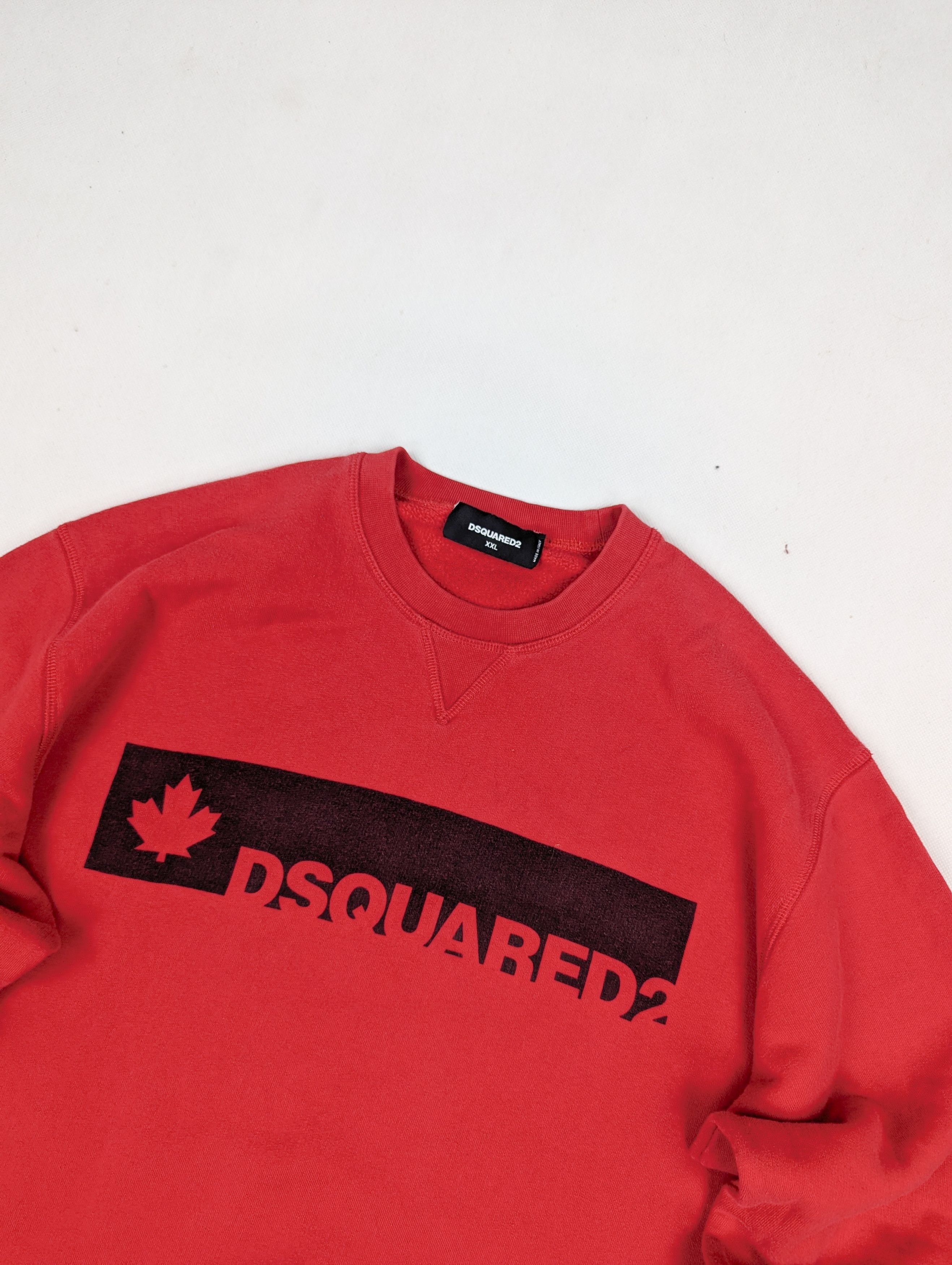 Dsquared2 Dsquared2 red sweatshirt XXL Size US XXL / EU 58 / 5 - 2 Thumbnail