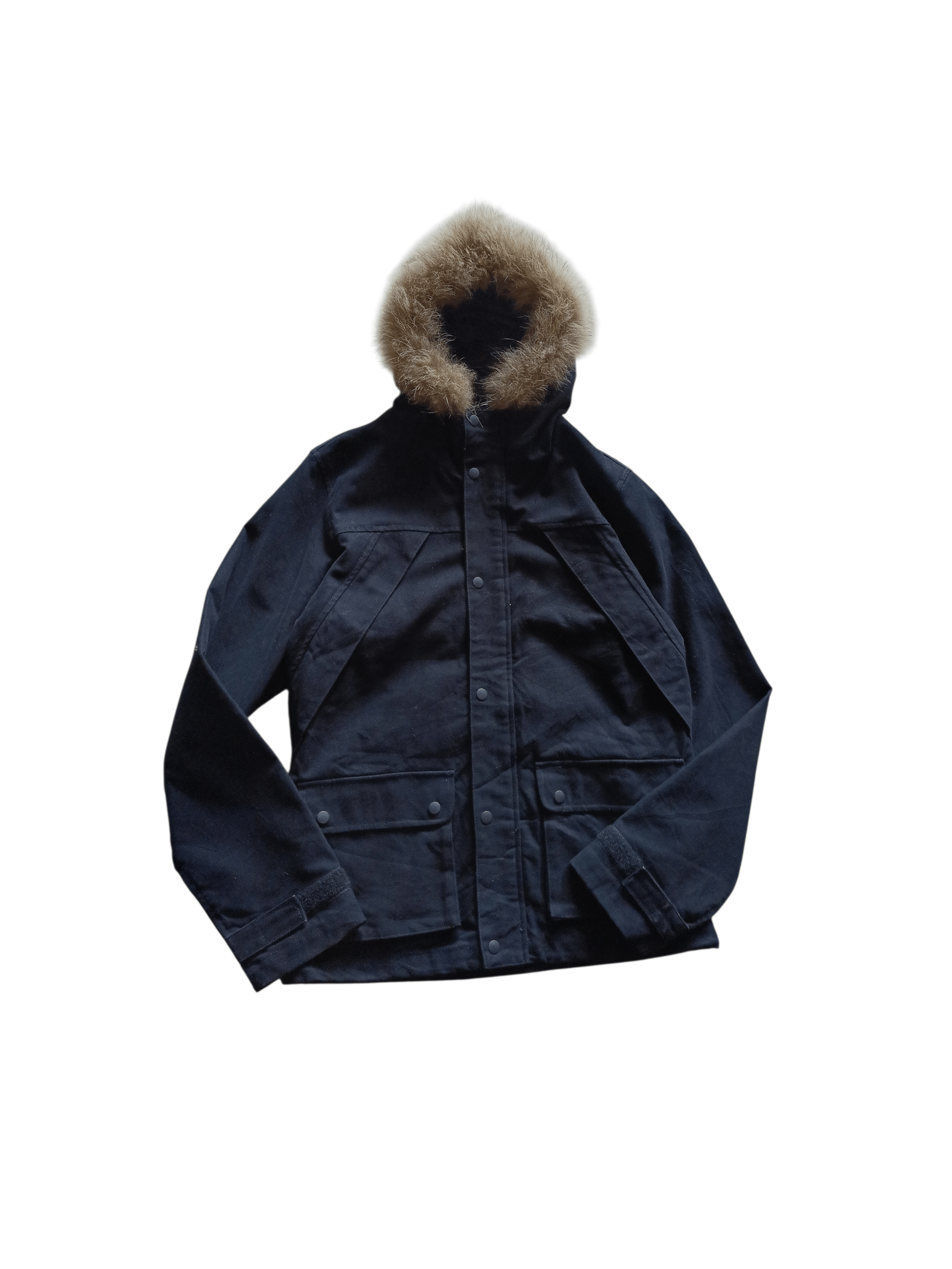 Katharine hamnett raccoon fur jacket