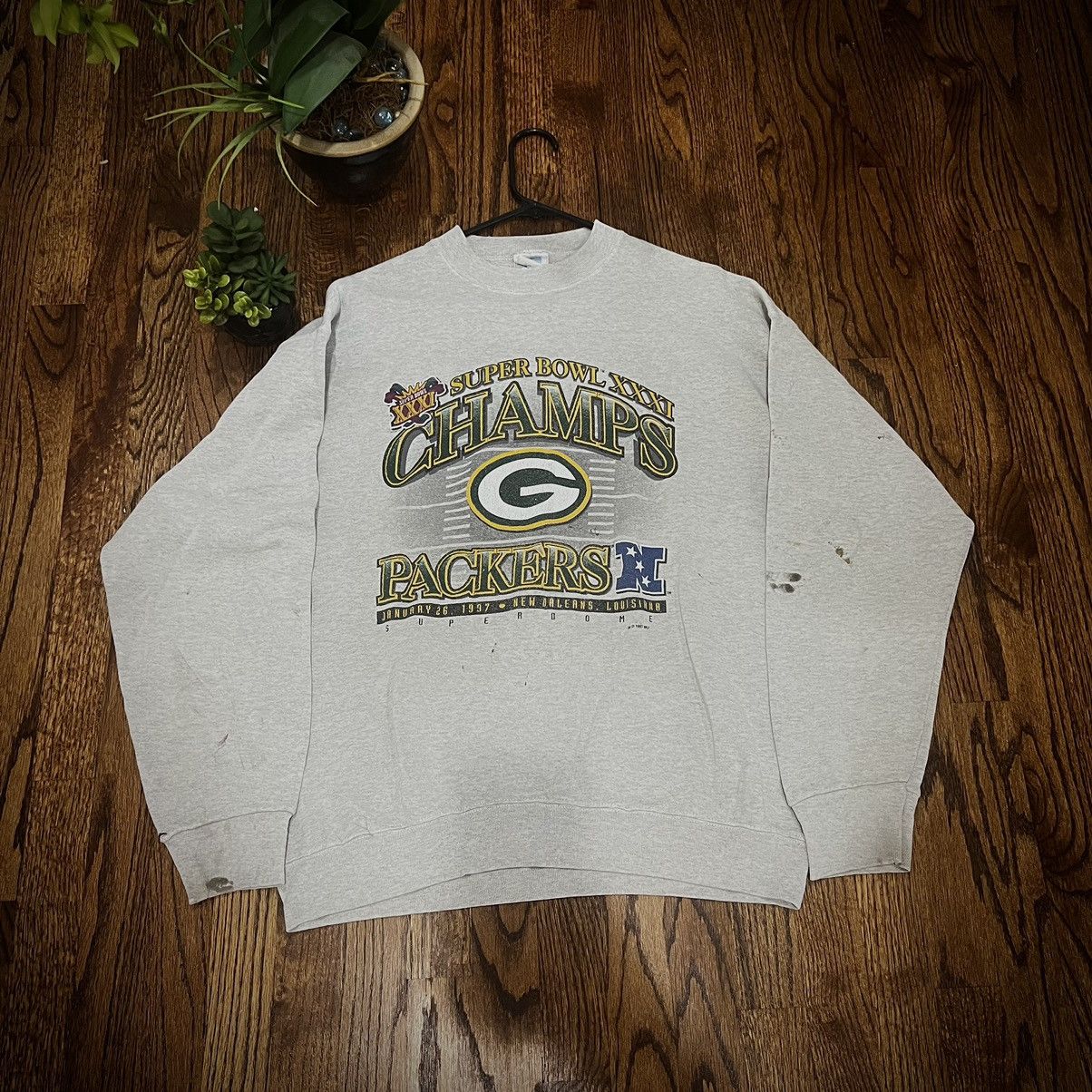 NFL 1997 VTG ARTEX GREENBAY PACKERS SUPERBOWL CHAMPS SWEATSHIRT Size US XL / EU 56 / 4 - 1 Thumbnail