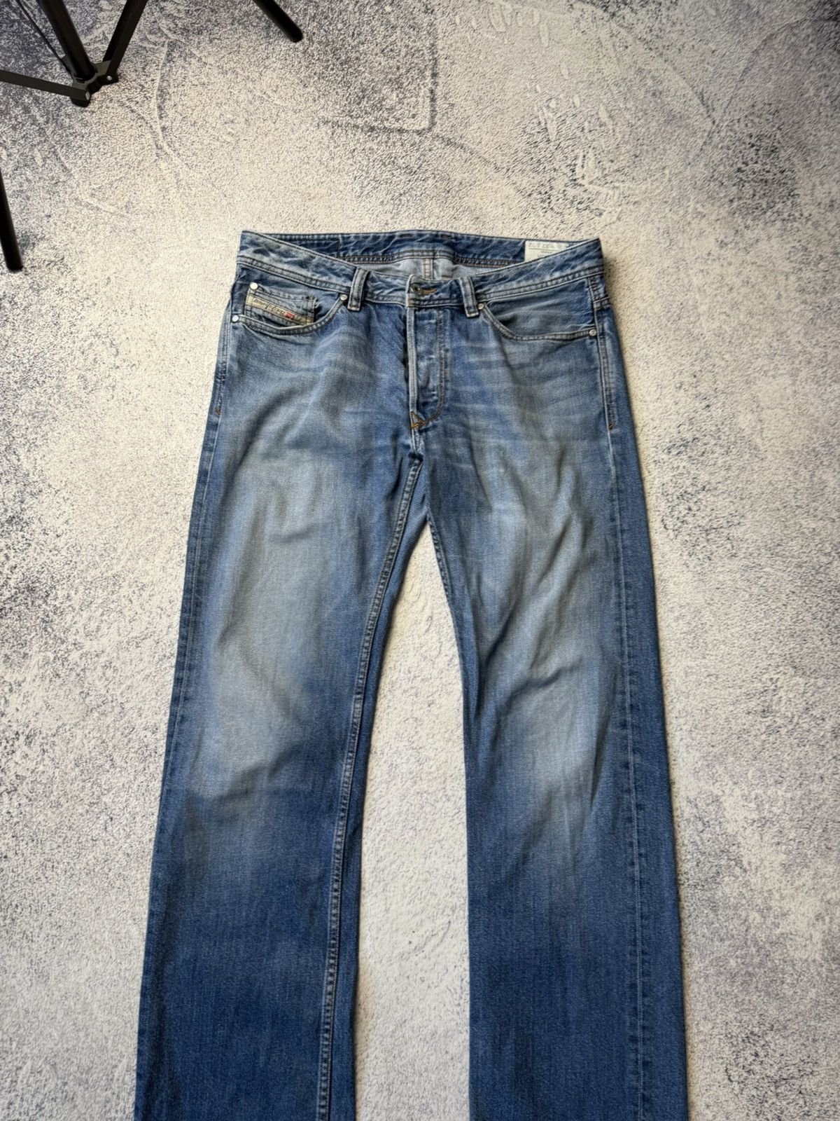 Diesel Men's Vintage Diesel Industry Distressed Faded Jeans Size 32 Size US 32 / EU 48 - 23 Thumbnail