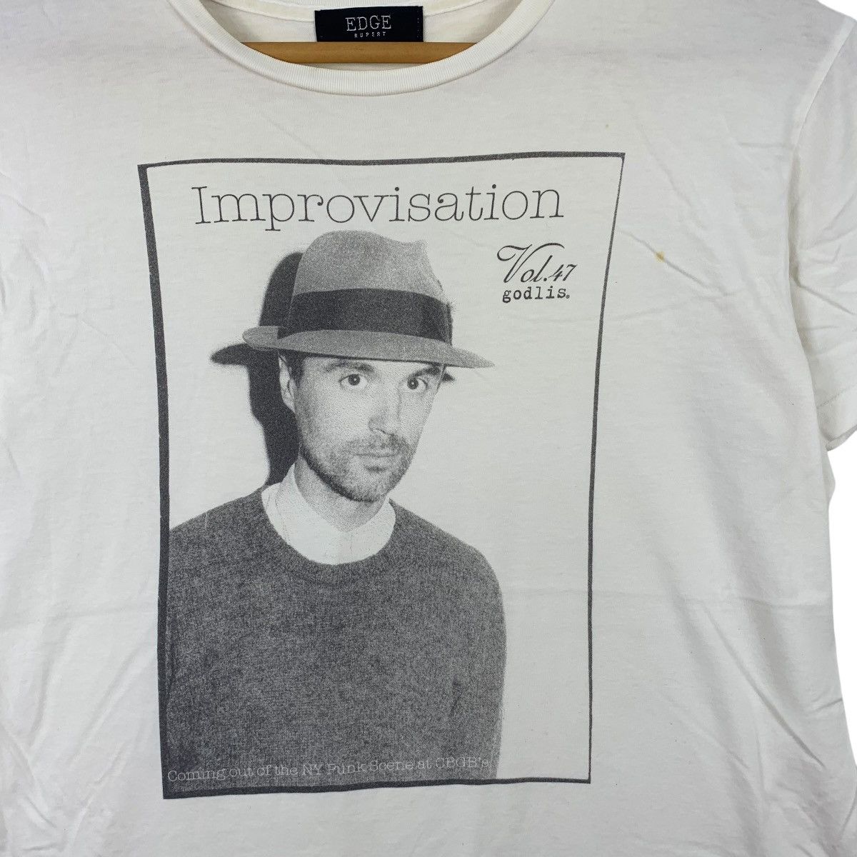 Vintage DAVID GODLIS PHOTOGRAPHY NY Punk CBGB Rupert Tee Shirt Top Size M / US 6-8 / IT 42-44 - 4 Thumbnail