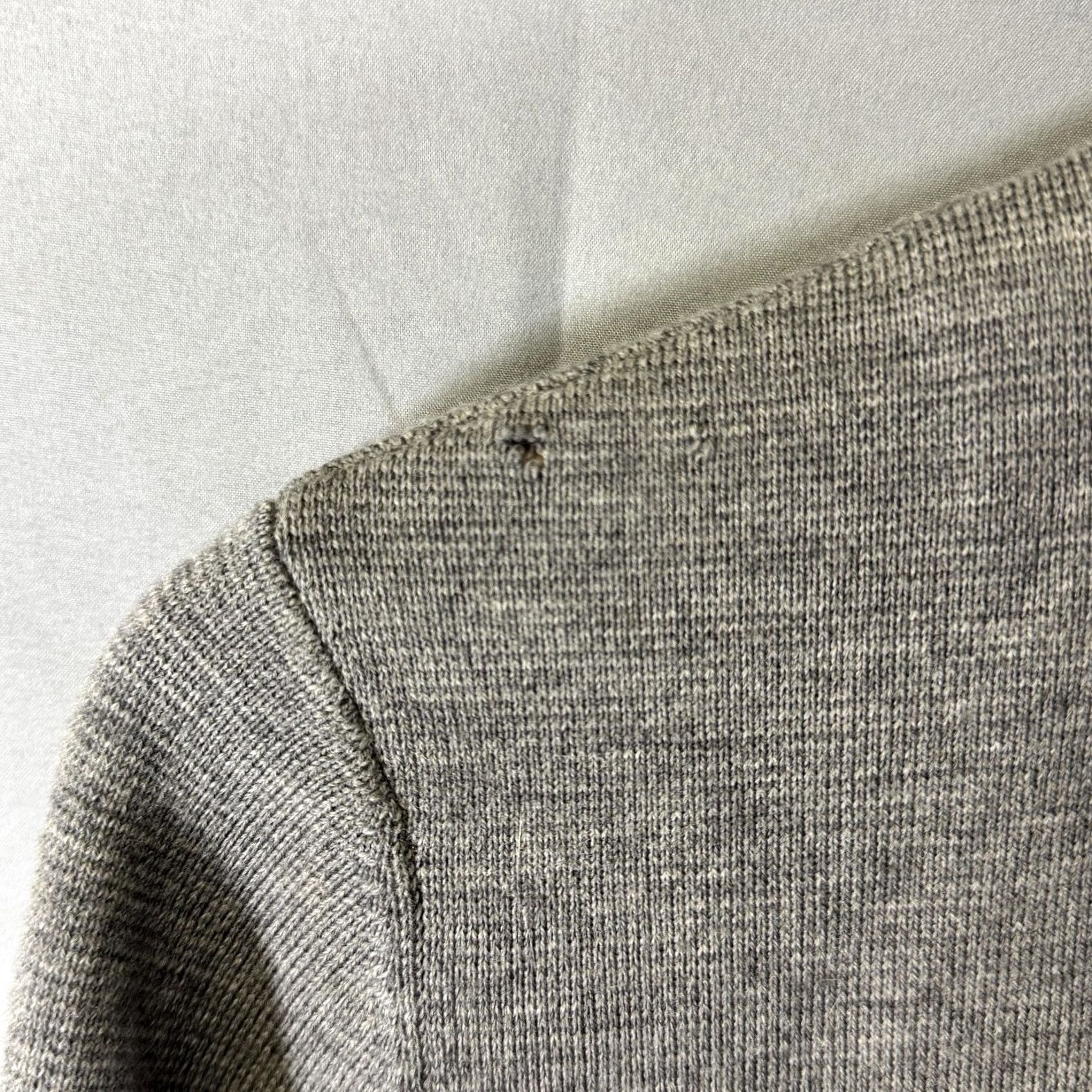 Brooks Brothers Brooks Brothers Sweater Cardigan Womens Medium Gray Wool Extra Fine Italian Merino Size M / US 6-8 / IT 42-44 - 6 Thumbnail