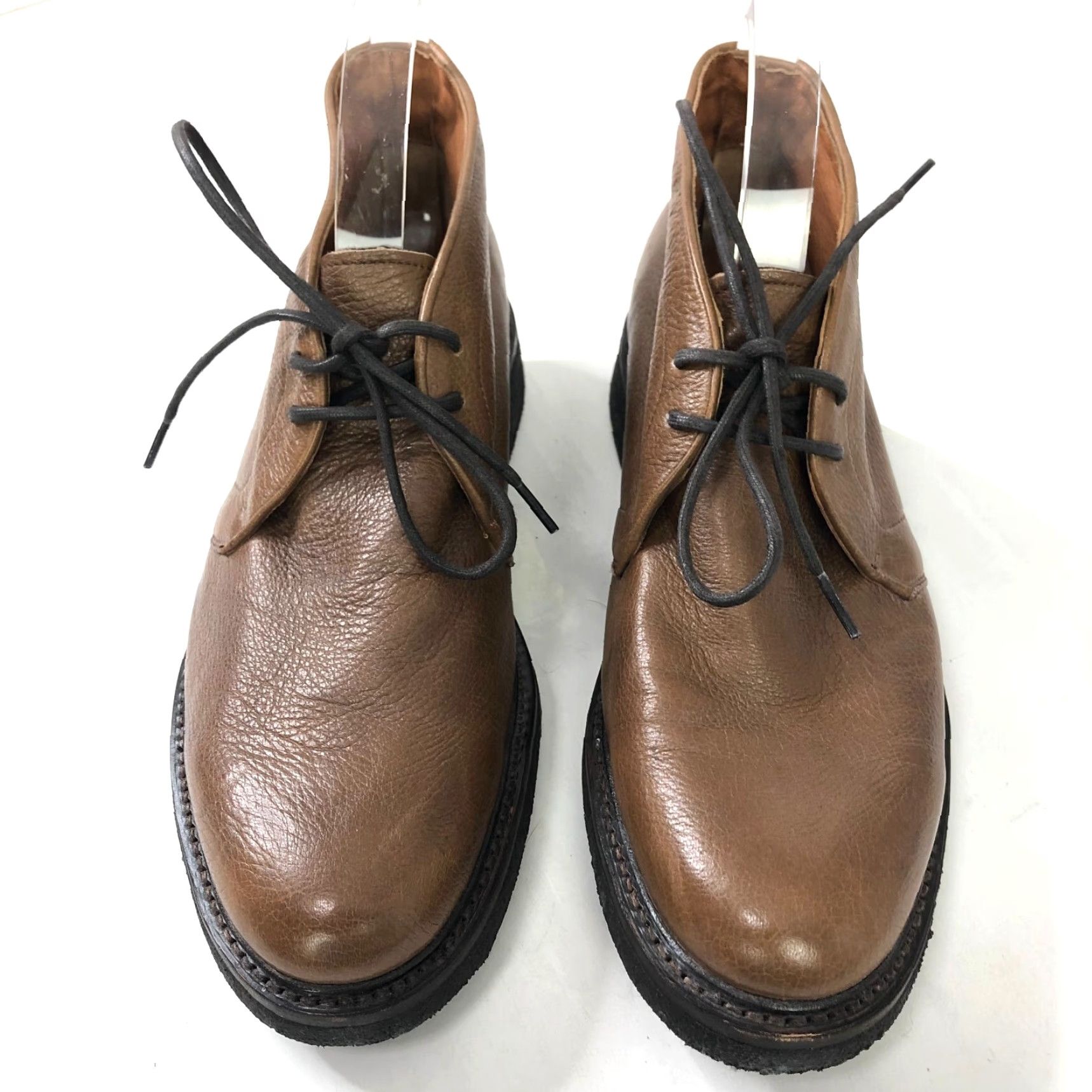 Frye Frye Boots Chukka Lace Up Derby Leather 10.5 Medium Men's Brown 4001 Size US 11 / EU 44 - 2 Thumbnail