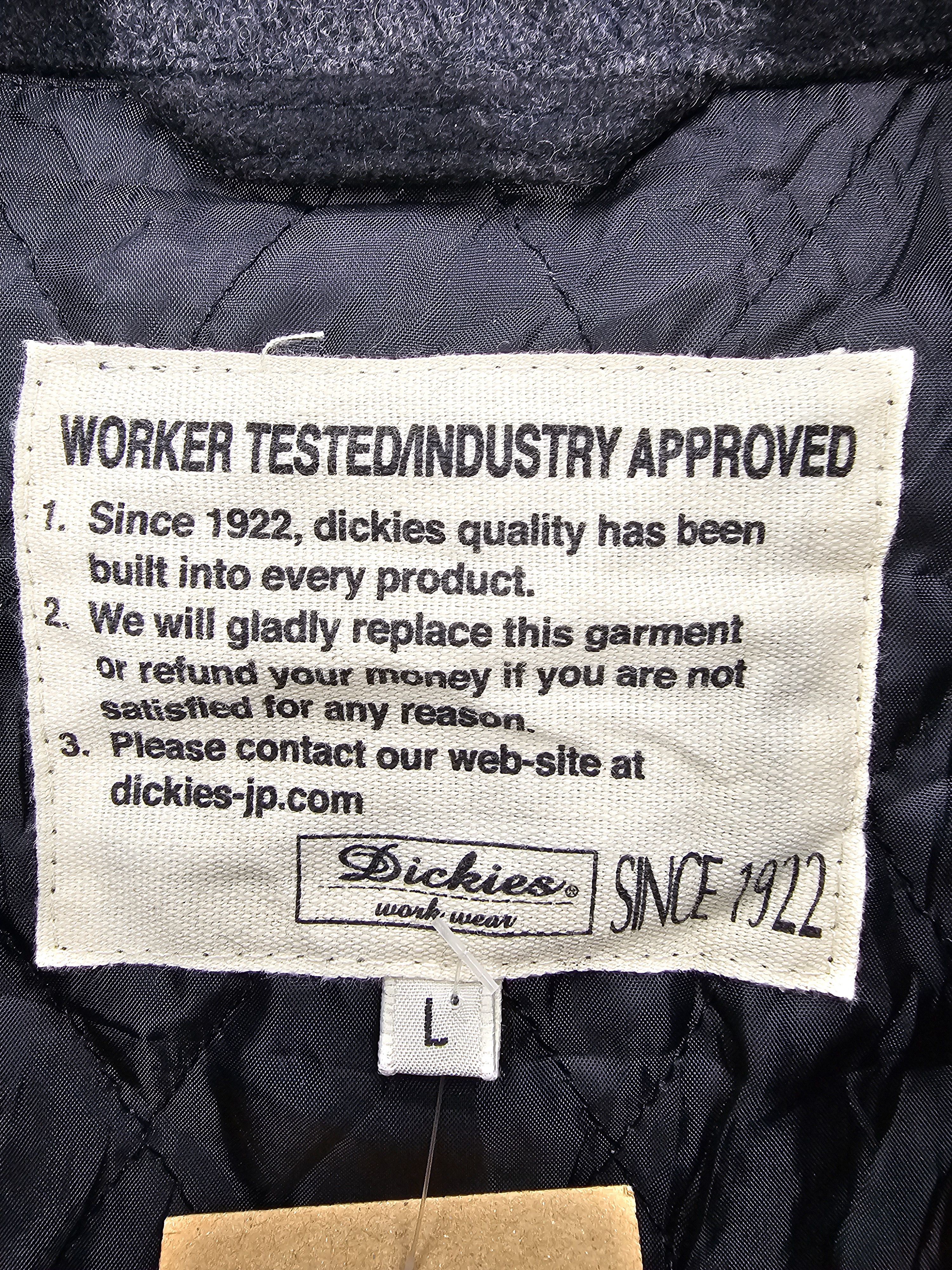 Dickies DICKIES Work Wear Workers Wool Plaid Checked Jacket J0141 Size US L / EU 52-54 / 3 - 11 Thumbnail