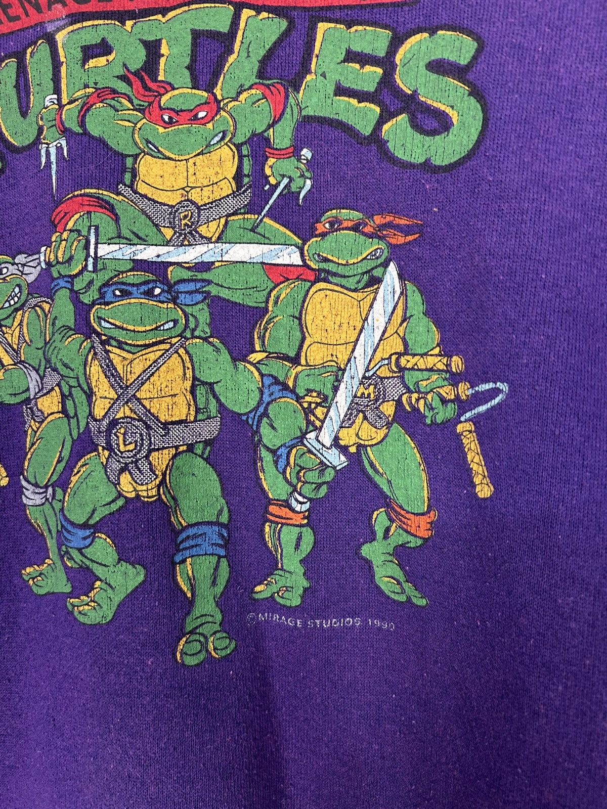 Vintage Vintage Teenage Mutant Ninja Turtles 90s Crewneck Archive Size US L / EU 52-54 / 3 - 4 Thumbnail