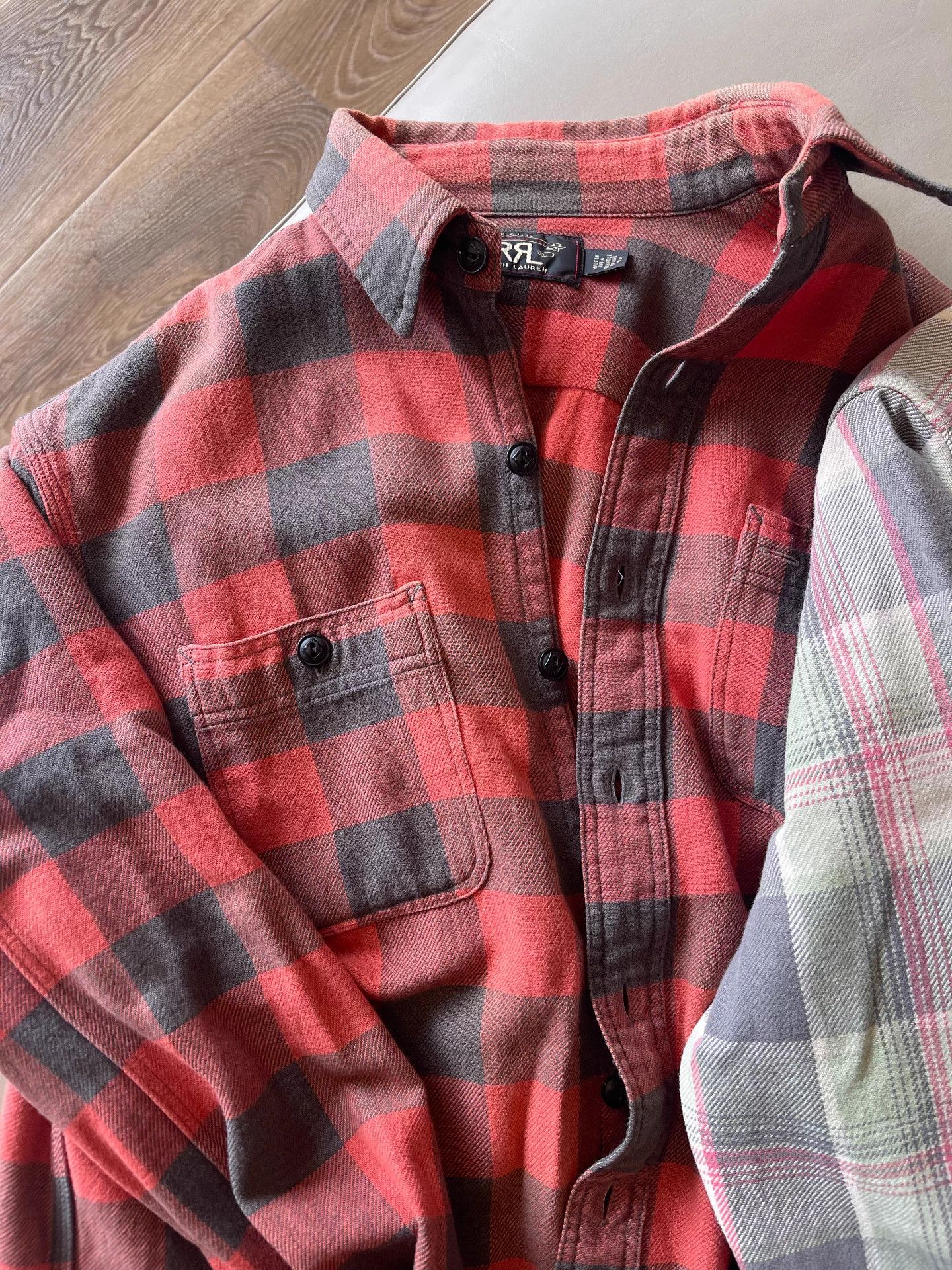 RRL Ralph Lauren RRL Double RL Western Stripe Shirt Vintage S (Layering, Excellent) Size US S / EU 44-46 / 1 - 3 Thumbnail
