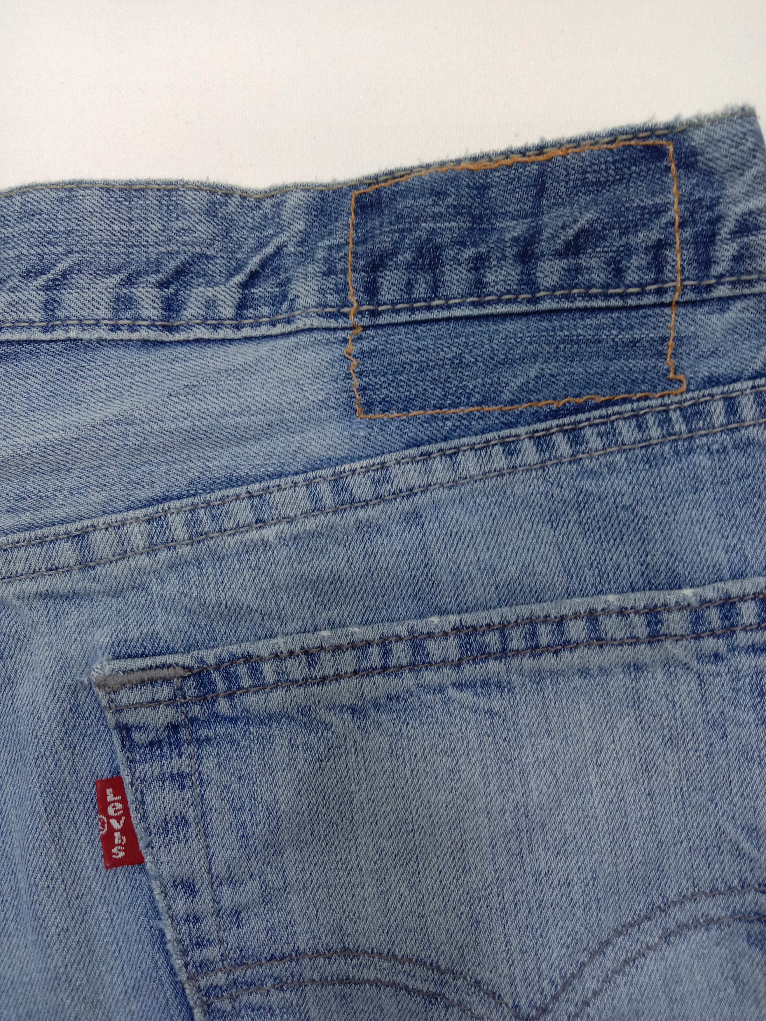 Levi's Vintage Levi's 514 Slim Straight Ripped Jeans Size US 32 / EU 48 - 14 Thumbnail