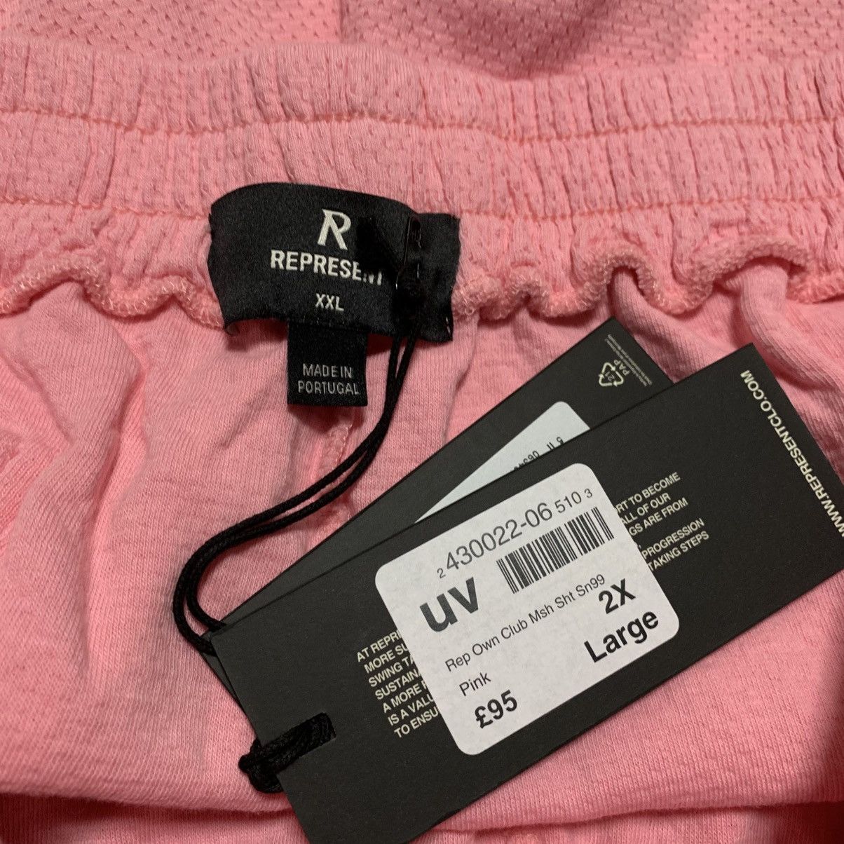 Represent Clo. Represent XXL Shorts Owners Club Script Pink Woven Bottoms Size US 36 / EU 52 - 5 Thumbnail