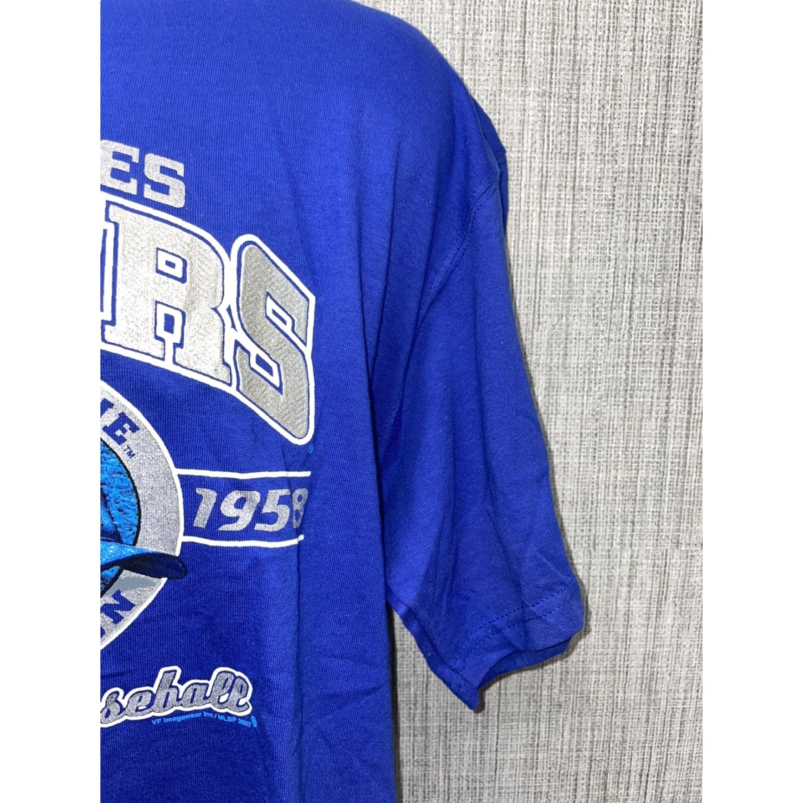 Vintage NWT CSA LA Dodgers Graphic Shirt Mens L 100% Cotton Dark Blue T-Shirt Blue Cotton Men L Size US L / EU 52-54 / 3 - 3 Thumbnail
