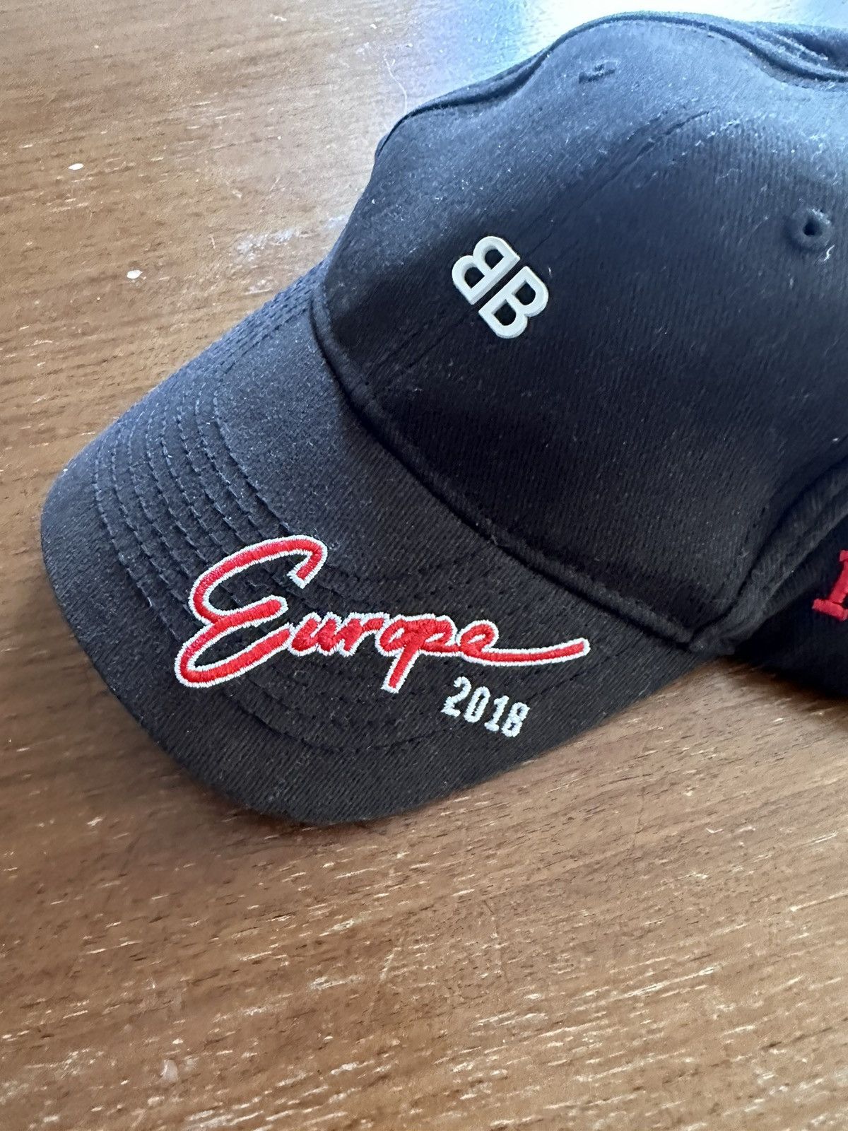 image of Balenciaga Europa Hat in Black, Men's
