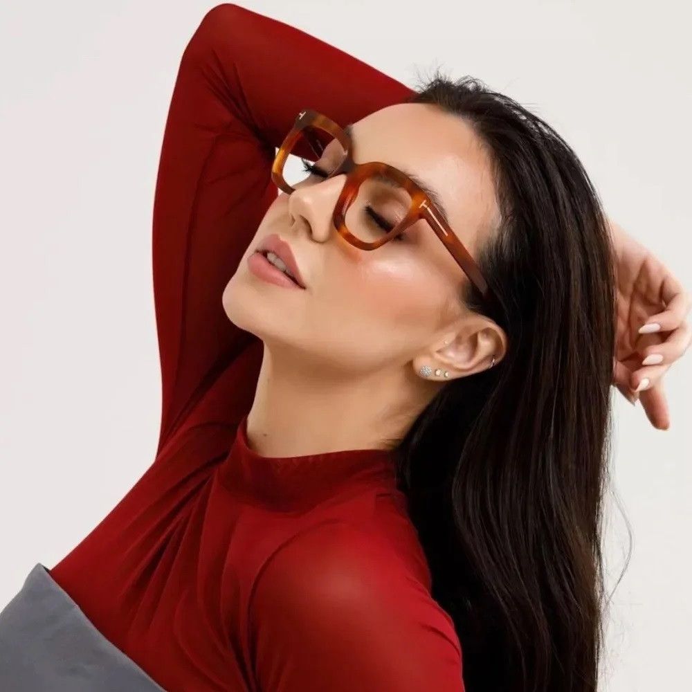 Tom Ford Tom Ford Women Eyeglasses Square FT5880-B 053 NEW AUTHENTIC Size ONE SIZE - 13 Thumbnail