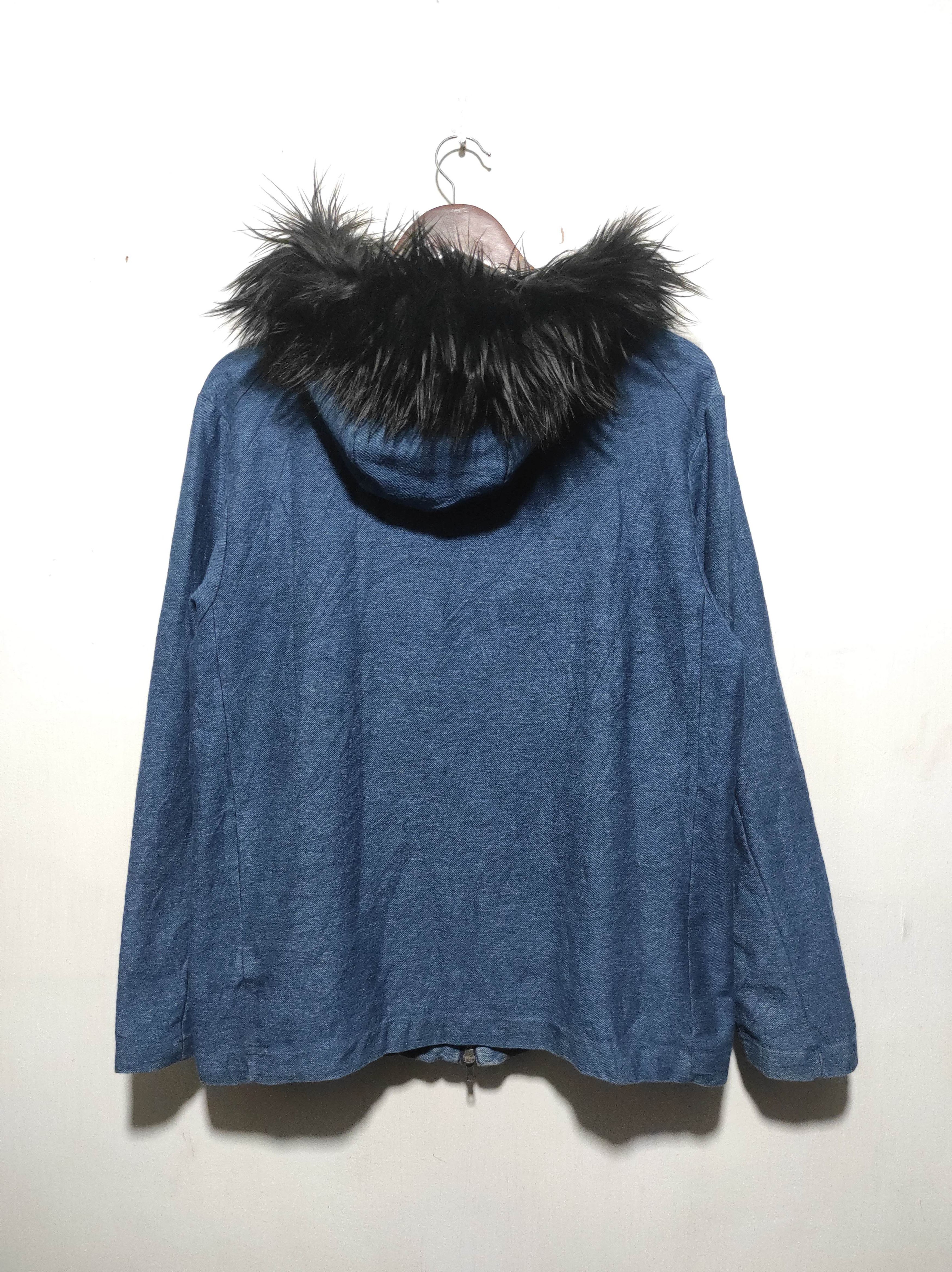 If Six Was Nine Confirm Denim Double Zip Fur Hoodie LGB IfSixWasNine style Size US M / EU 48-50 / 2 - 14 Thumbnail