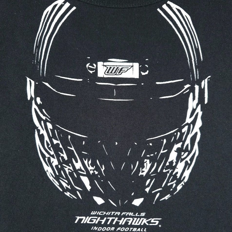 Vintage Wichita Falls Nighthawks T Shirt Mens Size 3XL Indoor Football Texas Black Cotton Crew Neck Short Sleeve Vintage: No (adjusted) Size US XXL / EU 58 / 5 - 3 Thumbnail