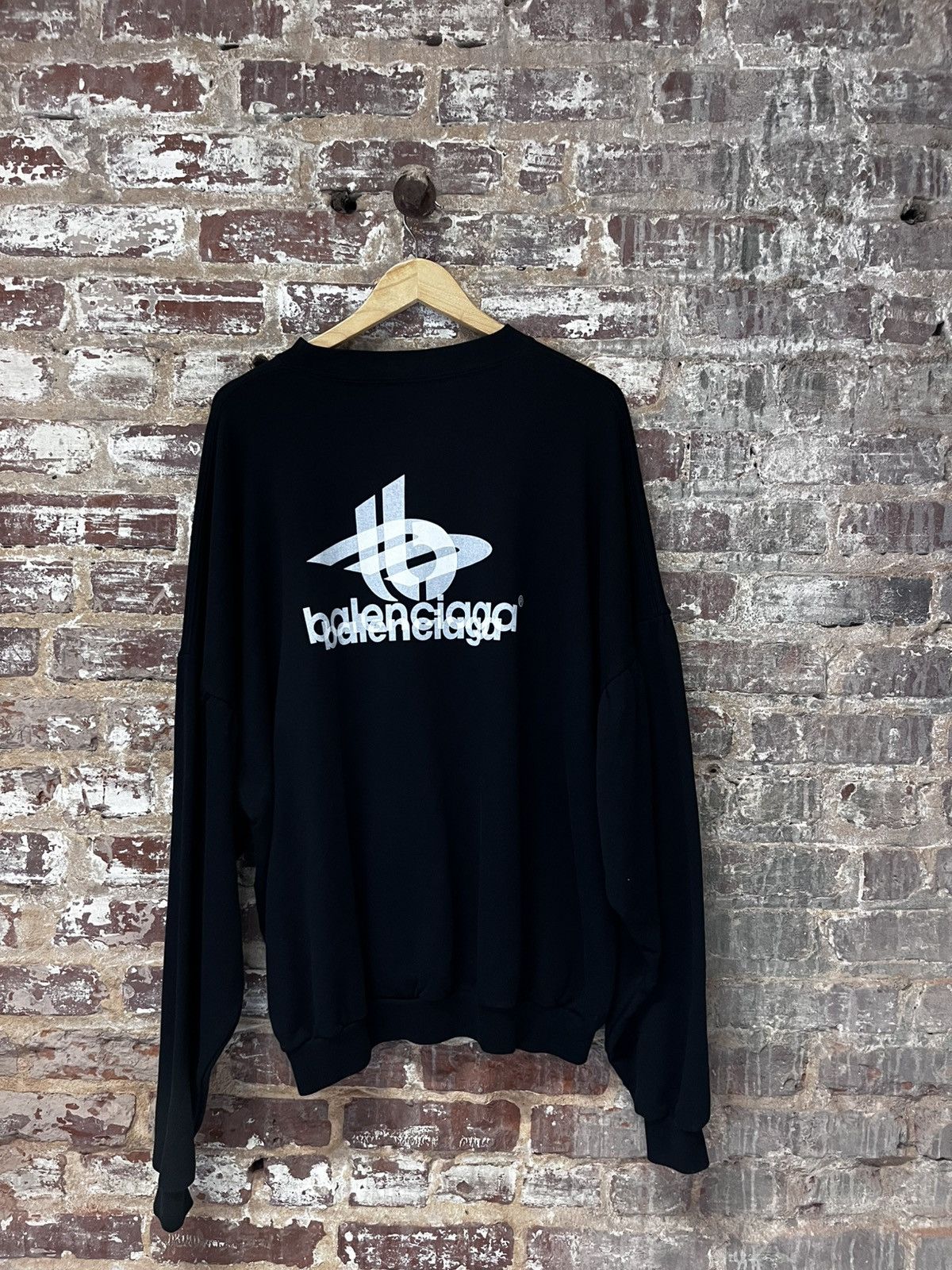 Balenciaga Balenciaga Layered Sweatshirt Black Size US L / EU 52-54 / 3 - 2 Thumbnail