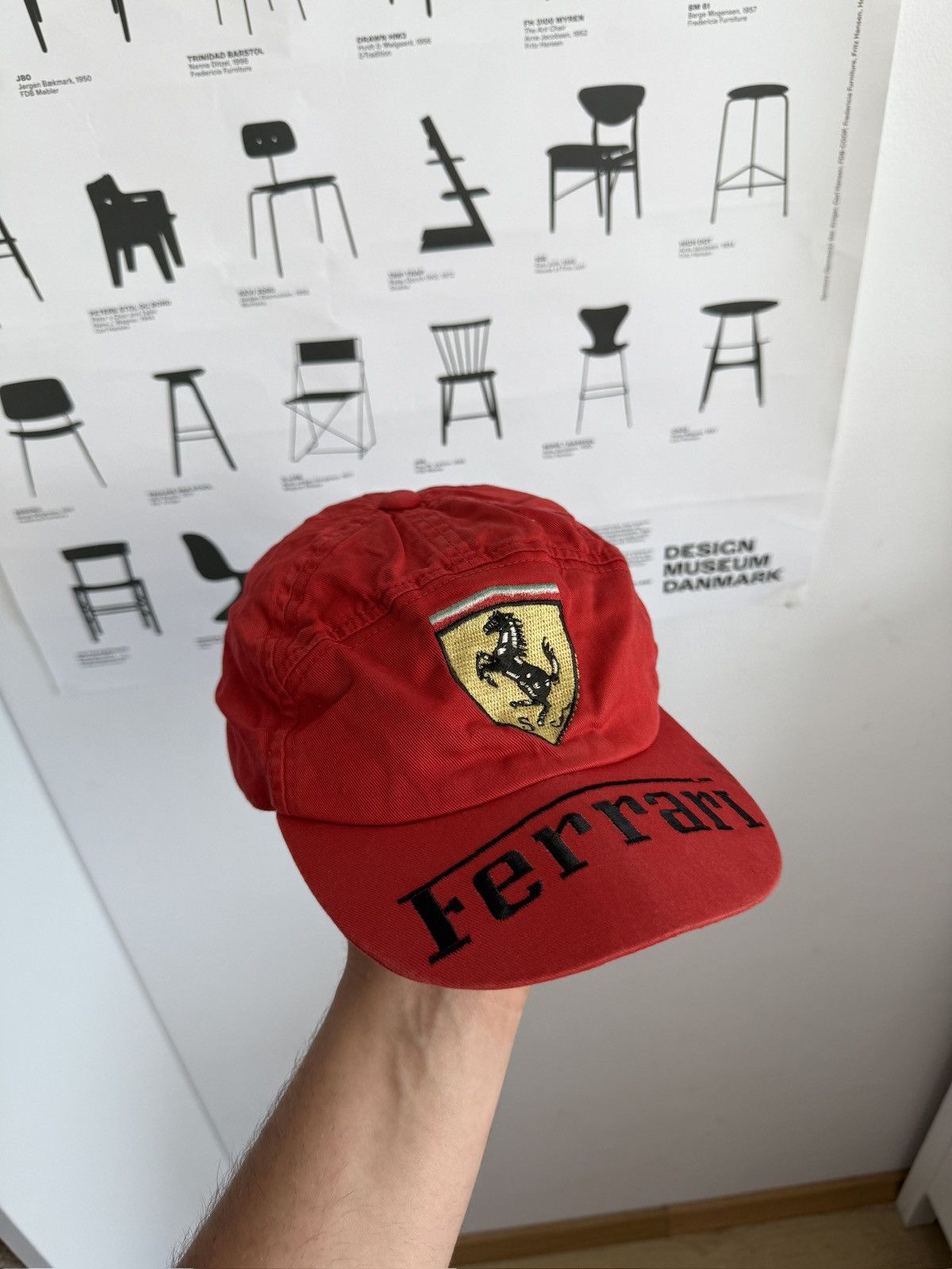 Ferrari Vintage 90s Ferrari racing big logo cap f1 nascar italy y2k Size ONE SIZE - 1 Thumbnail