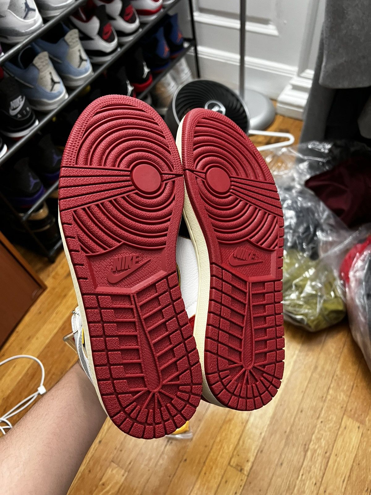 Jordan Brand × Union LA Jordan 1 Retro High Union Los Angeles Black Toe Size US 10 / EU 43 - 10 Thumbnail