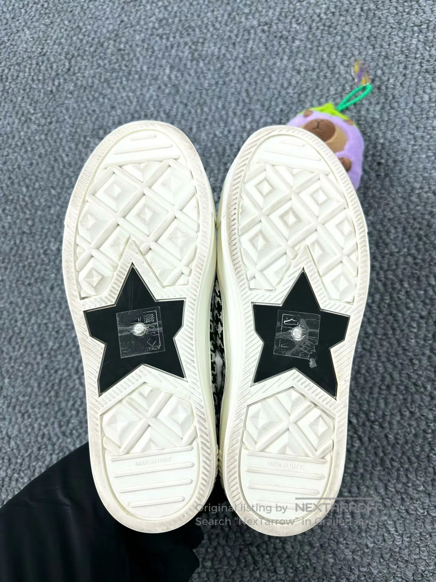 Dior Dior Black and White Houndstooth Low-Top Canvas Shoes| Size US 5.5 / IT 35.5 - 5 Thumbnail