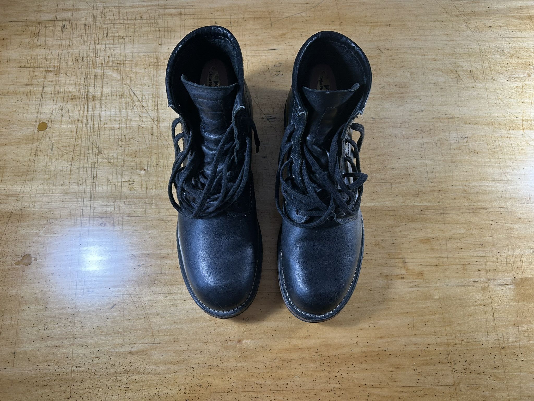 Red Wing Beckman in Black Leather, Style 9414 Size US 9 / EU 42 - 5 Thumbnail