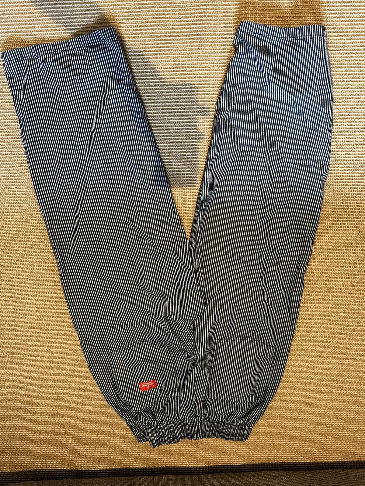 Other Blue striped wide leg cookman pants Size US 32 / EU 48 - 2 Thumbnail